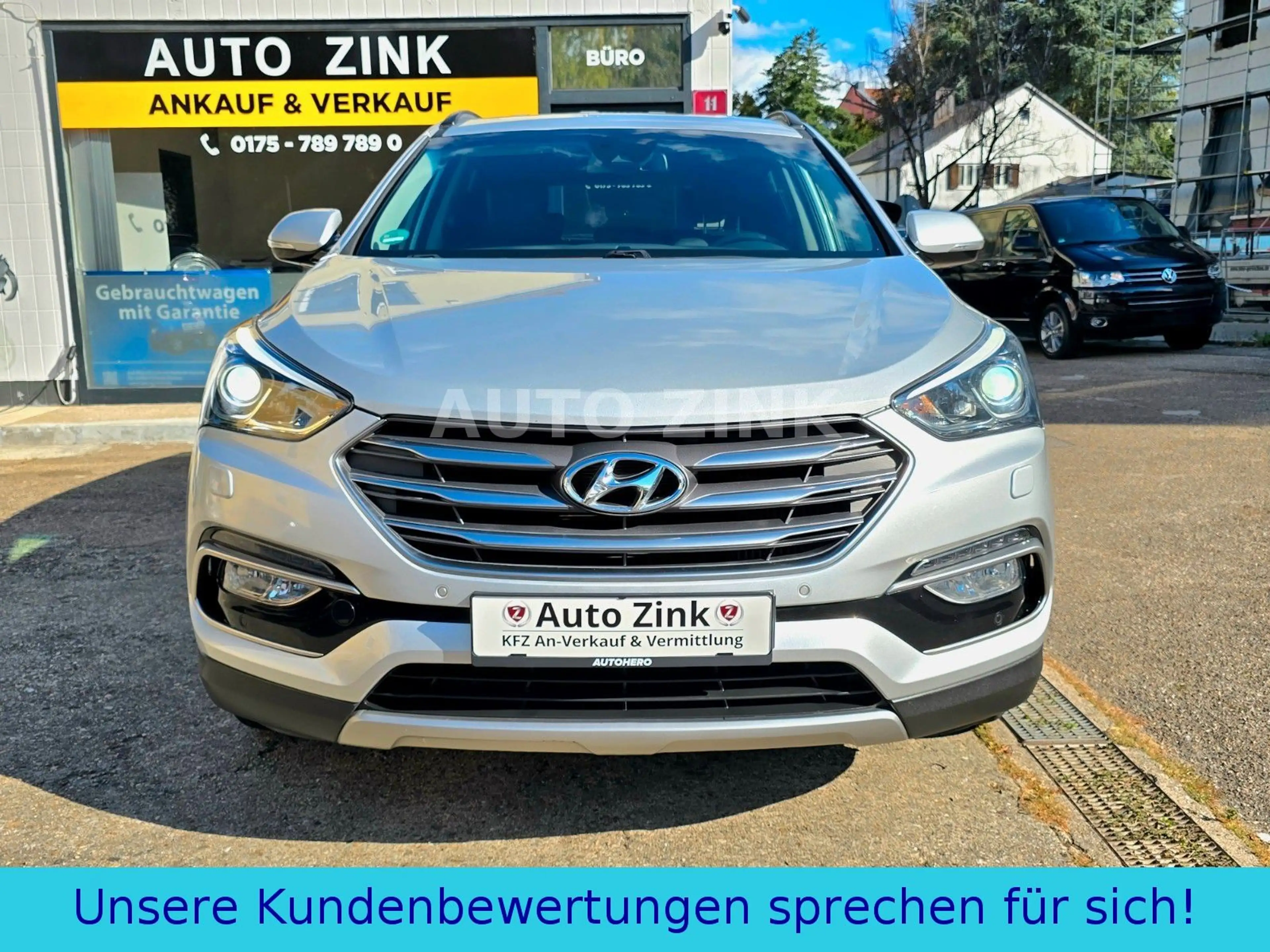 Hyundai SANTA FE blue Premium 4WD. 2.Hand* AHK* GEPFLEGT — photo 7