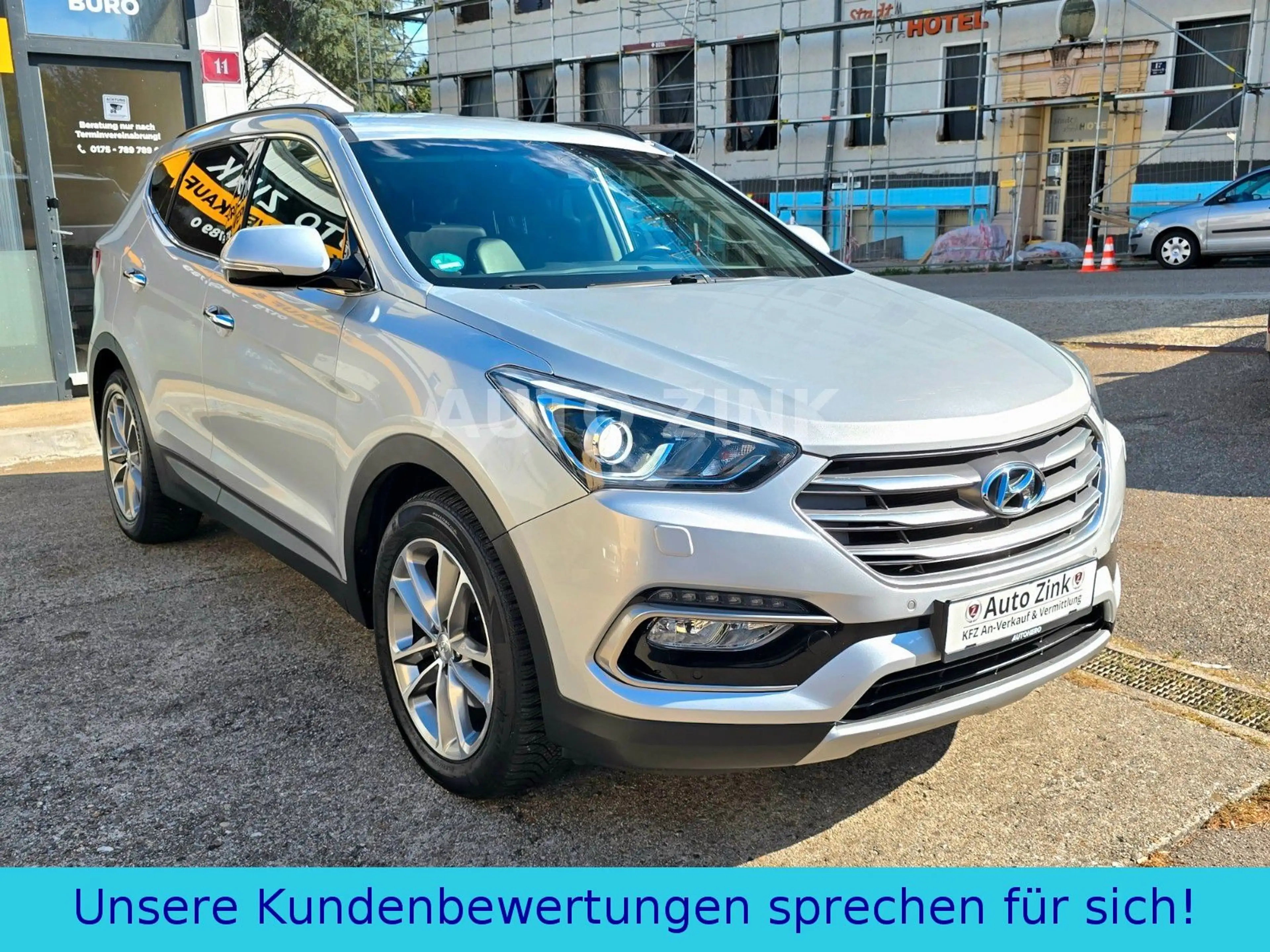 Hyundai SANTA FE blue Premium 4WD. 2.Hand* AHK* GEPFLEGT — photo 6