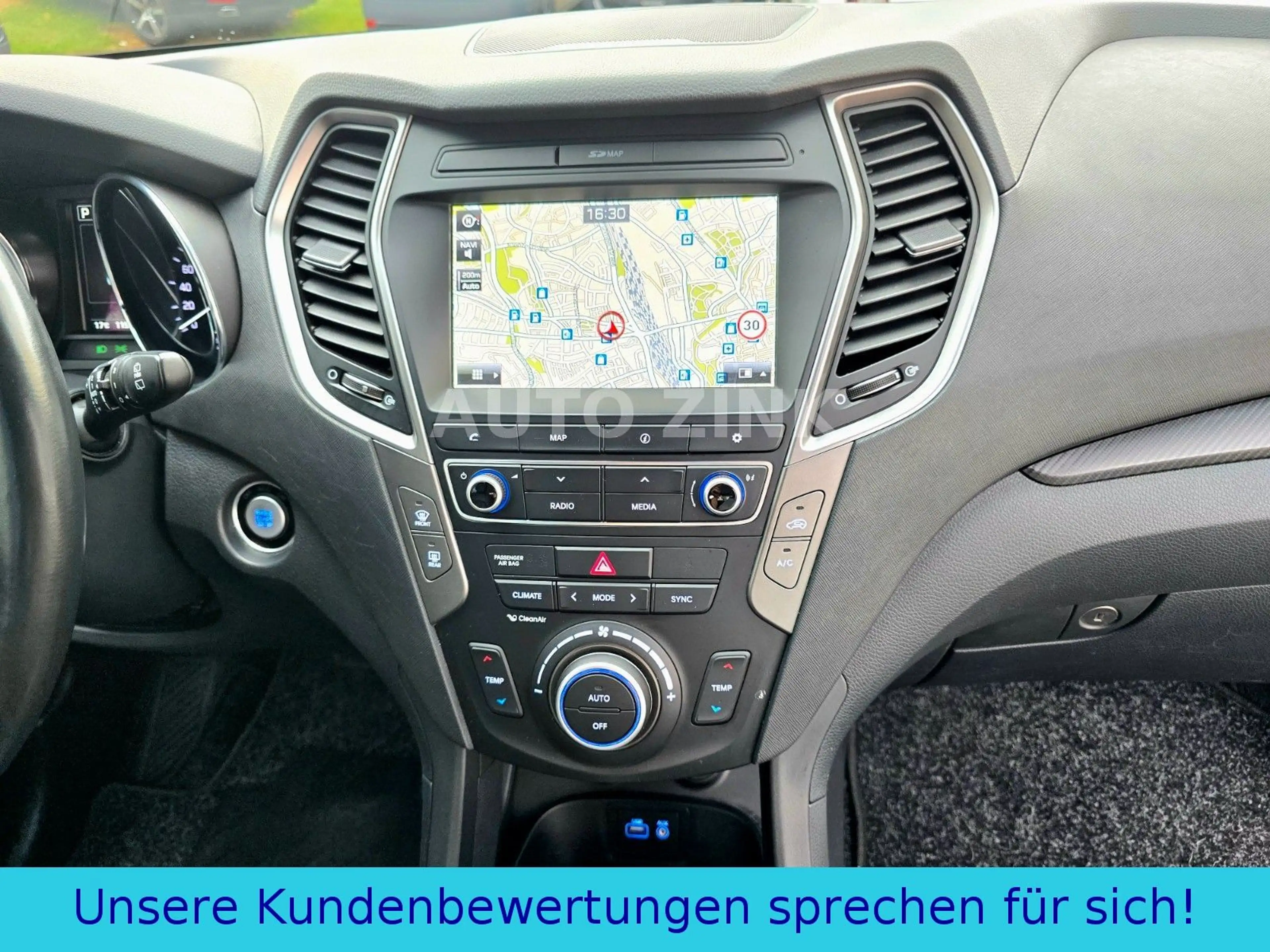 Hyundai SANTA FE blue Premium 4WD. 2.Hand* AHK* GEPFLEGT — photo 22