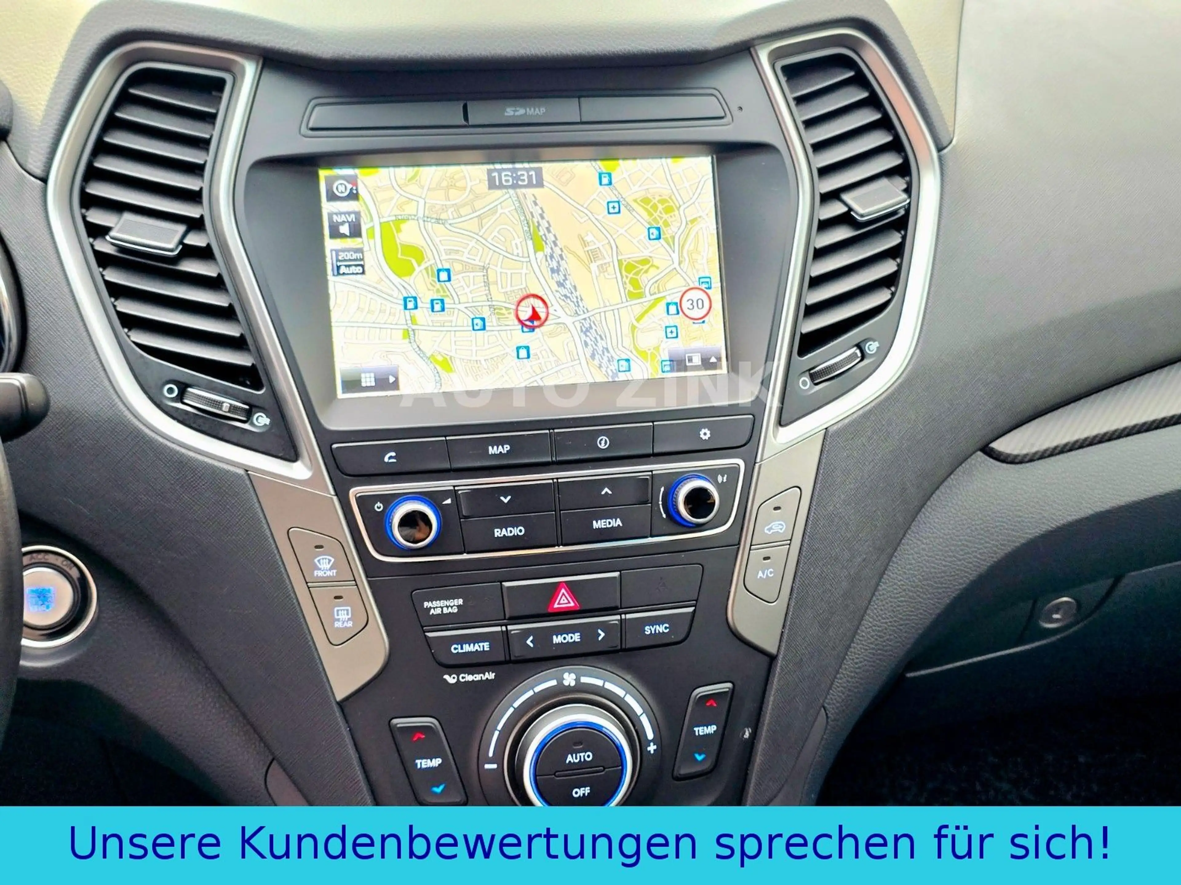Hyundai SANTA FE blue Premium 4WD. 2.Hand* AHK* GEPFLEGT — photo 23