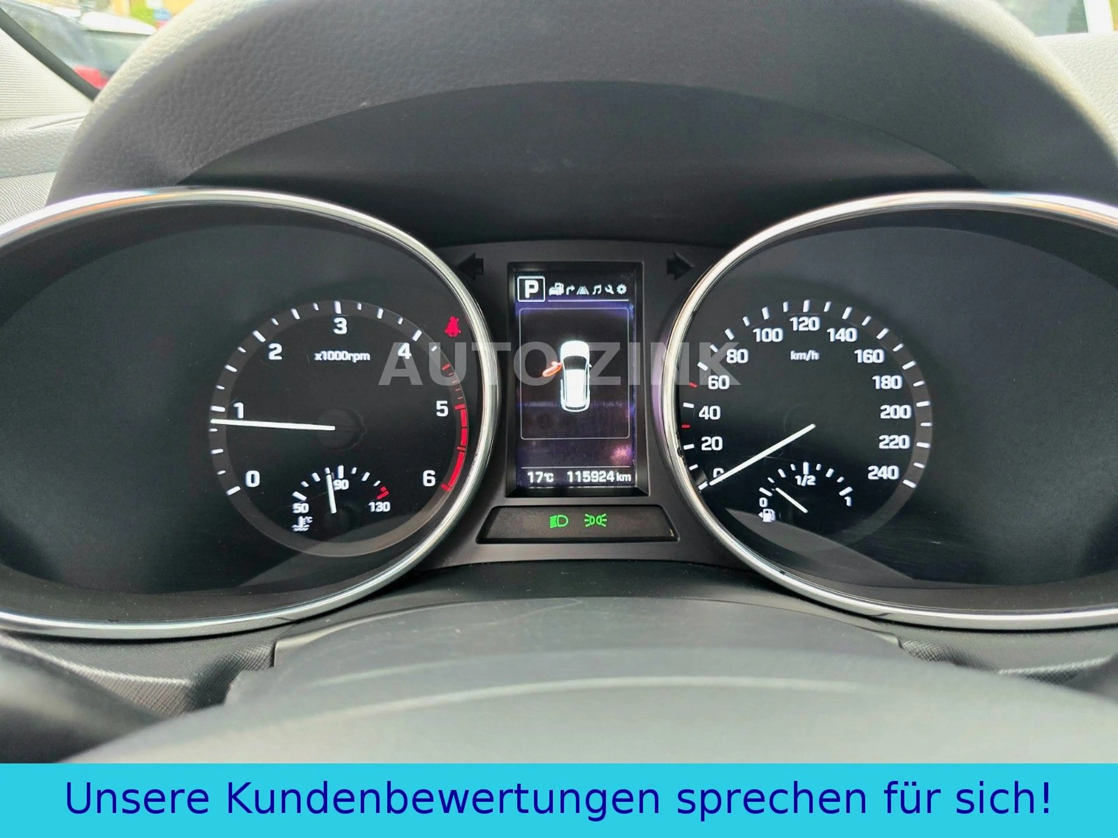 Hyundai SANTA FE blue Premium 4WD. 2.Hand* AHK* GEPFLEGT — photo 26