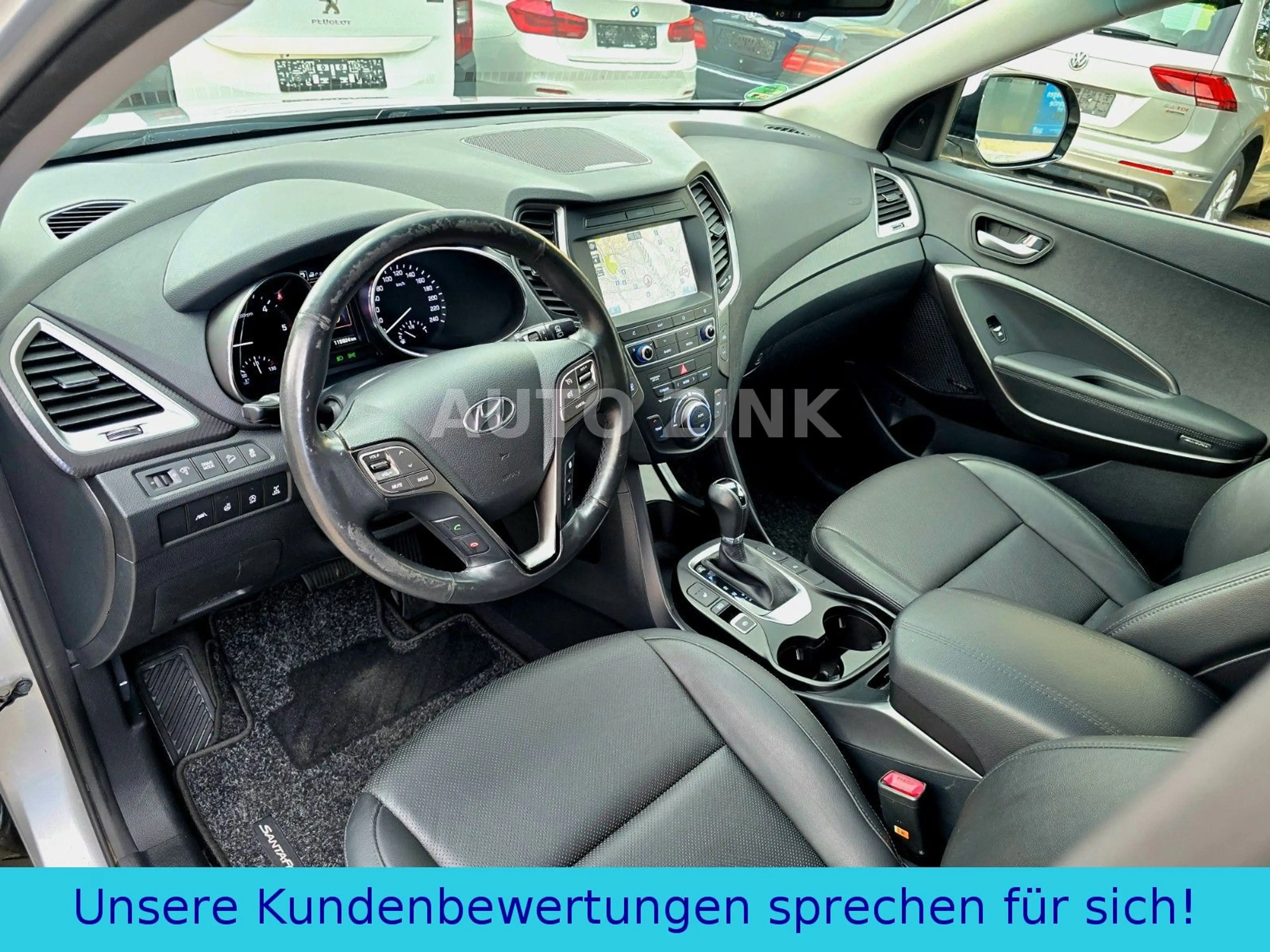 Hyundai SANTA FE blue Premium 4WD. 2.Hand* AHK* GEPFLEGT — photo 9
