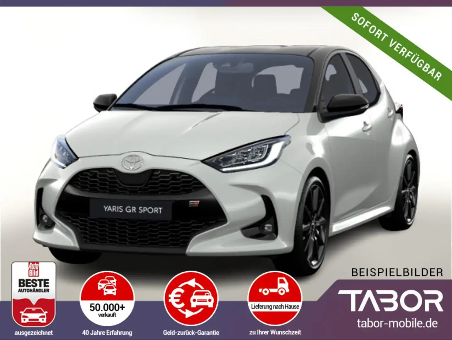 Toyota Yaris 1.5 VV Hybrid 130 CVT GR Sport Nav HUD JBL Grau - 1