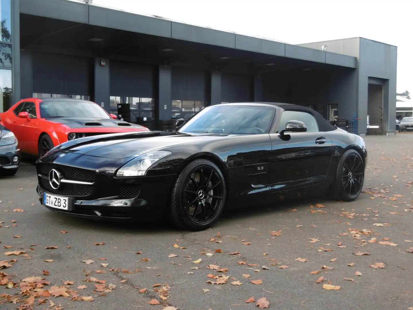 Mercedes-Benz SLS AMG Roadster dt. Fzg. MB scheckheft gepflegt Schwarz - 2