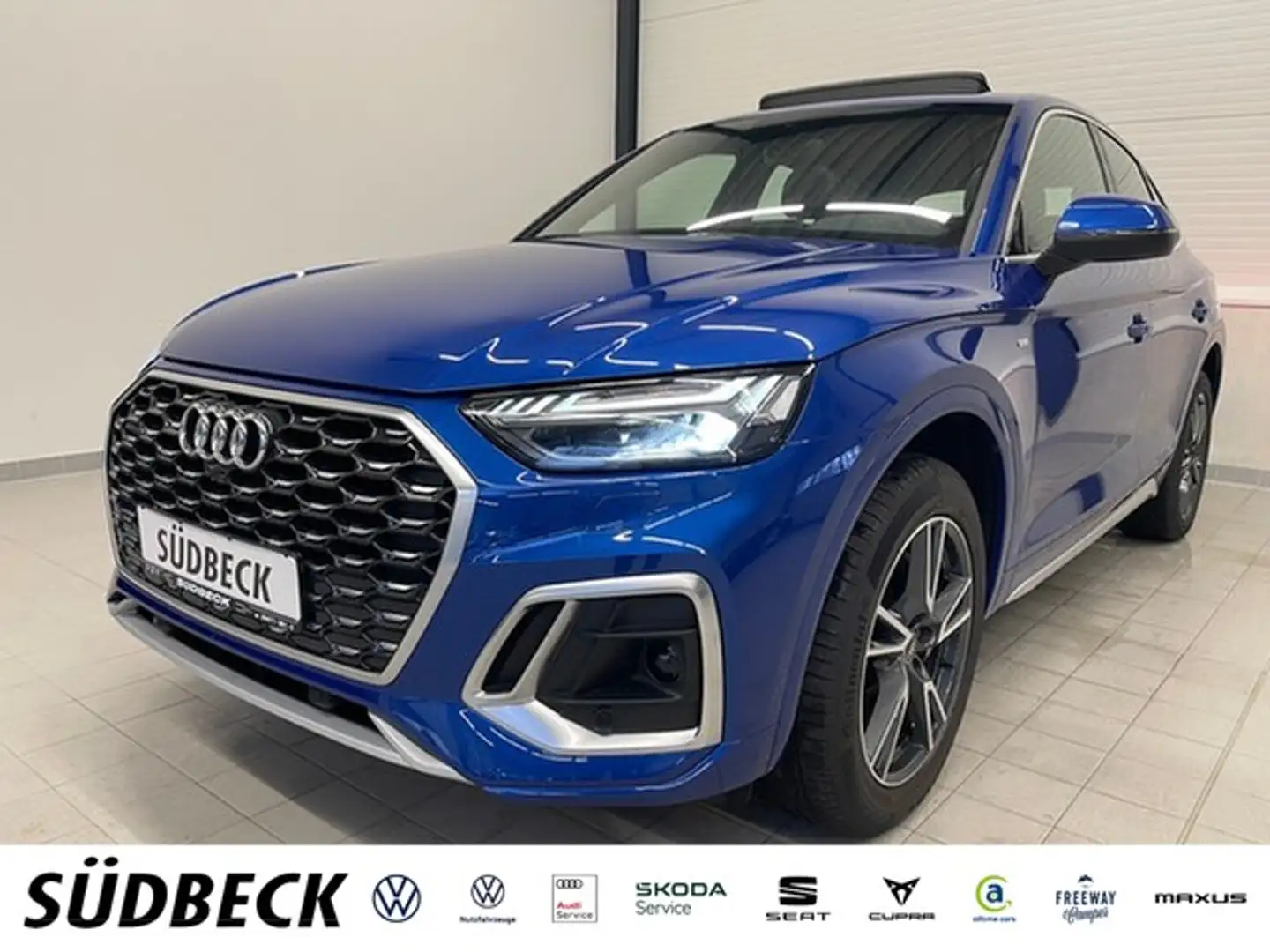 Audi Q5 Sportback 50 TFSIe quattro S line MATRIX+AHK+KA... Blau - 1