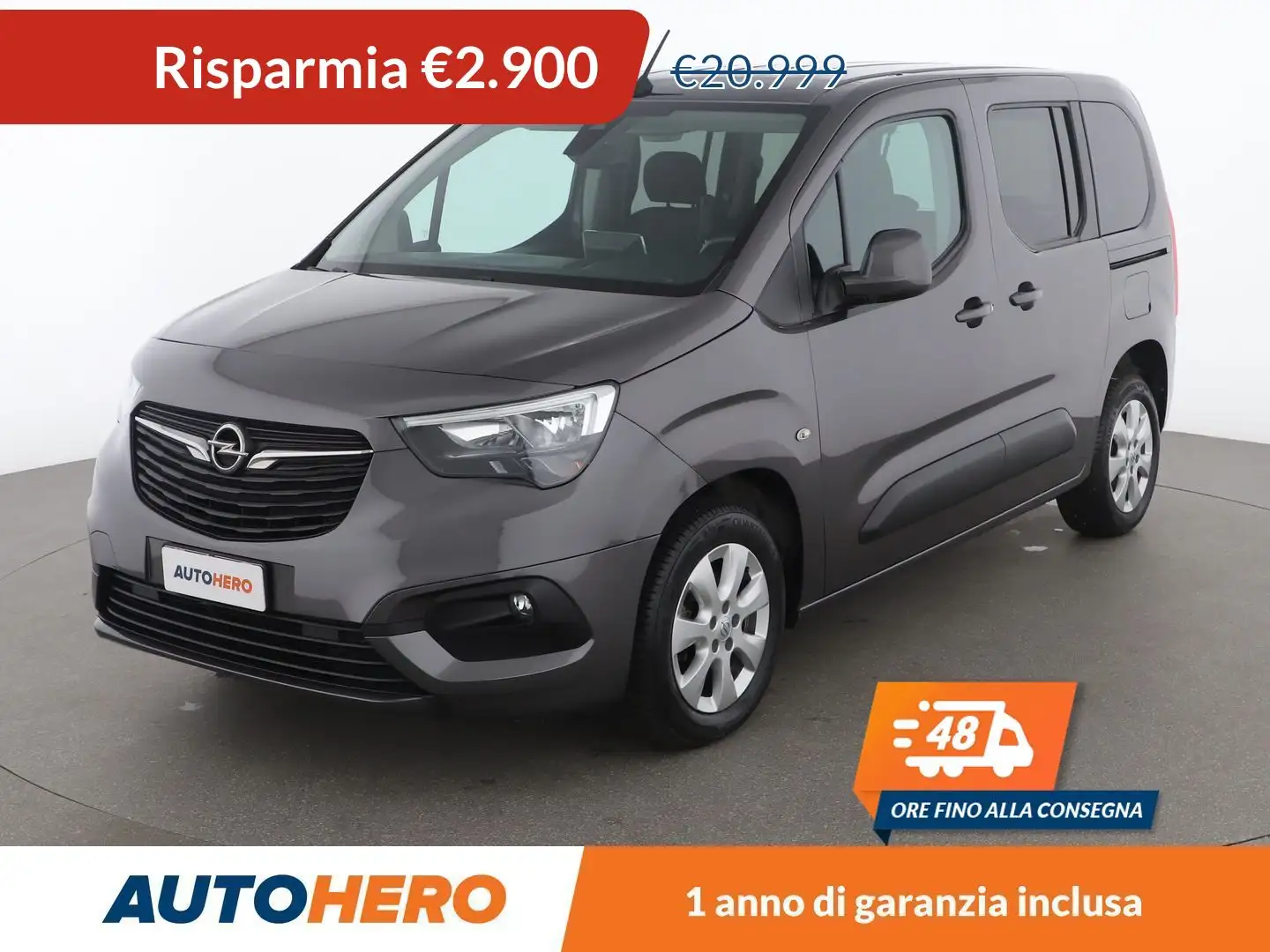 Opel Combo Life 1.5 CDTI Elegance 100 CV Šedá - 1
