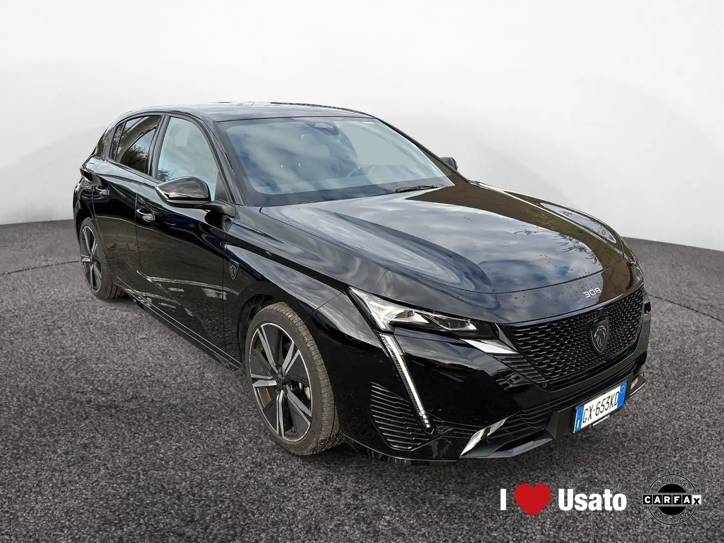 Peugeot 308 III 2021 1.2 hybrid GT 145cv e-dcs 6 Nero - 2