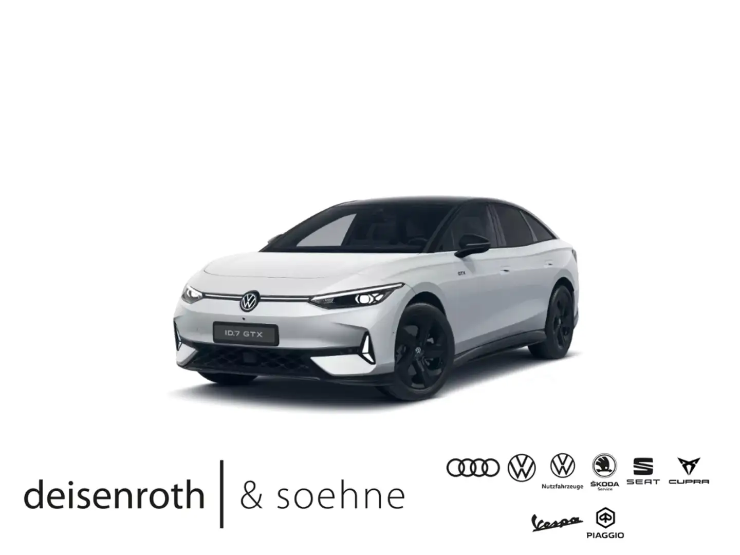 Volkswagen ID.7 GTX AHK/Pano/360/H&K/20''/Assist/Plus/EasyOpen/Nav Weiß - 1