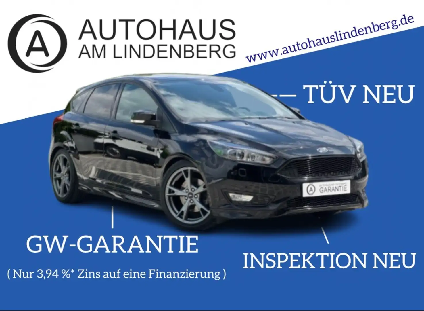 Ford Focus Lim. RS-Line*LED*PDC*PARK-ASS.*SHZ*LHZ Schwarz - 1