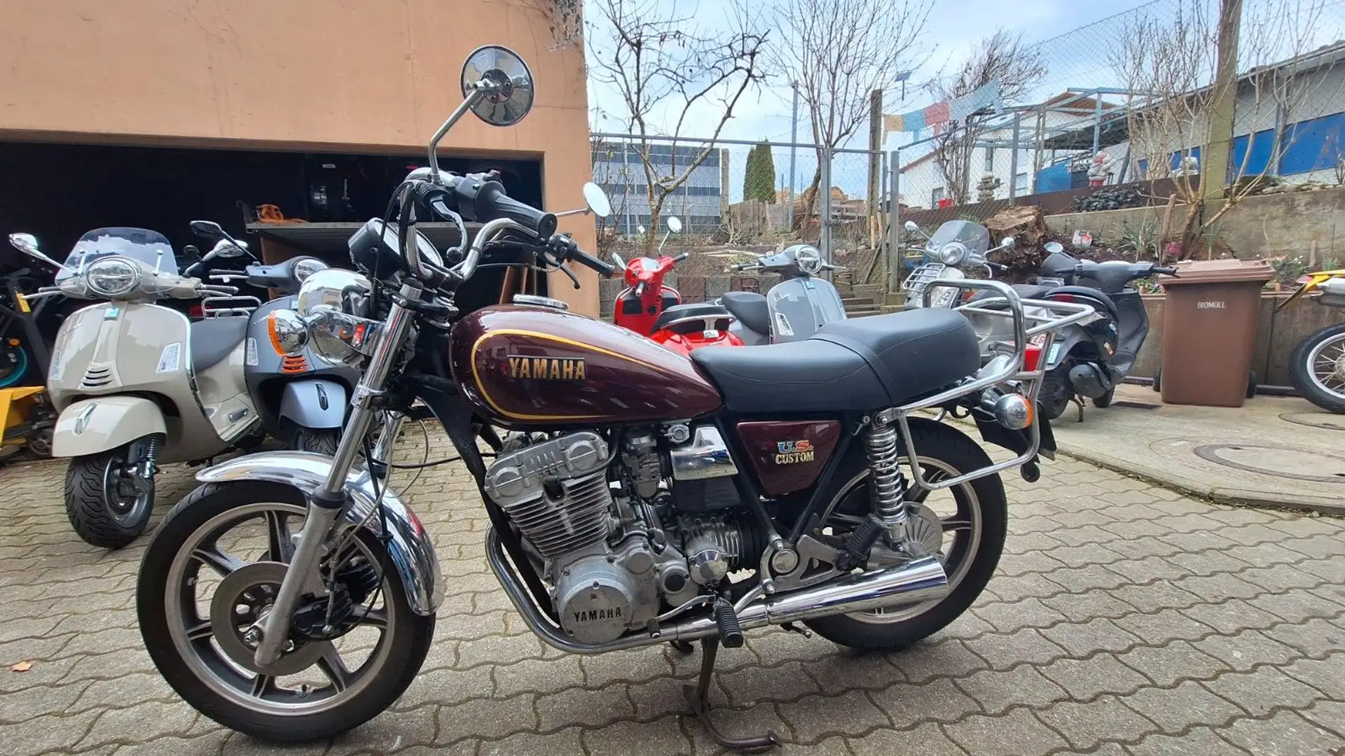 Yamaha XS 750 SE US CUSTOM Rood - 2