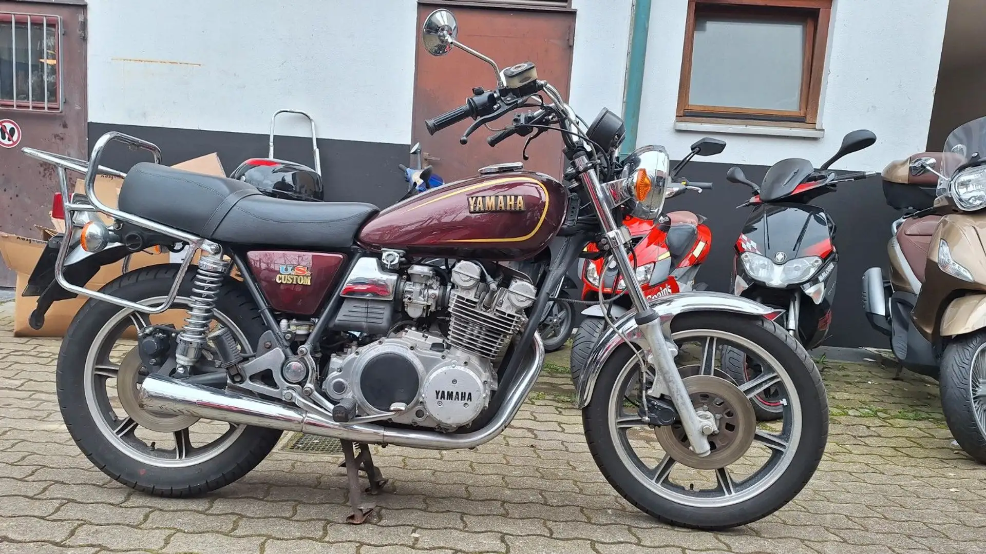 Yamaha XS 750 SE US CUSTOM Rood - 1