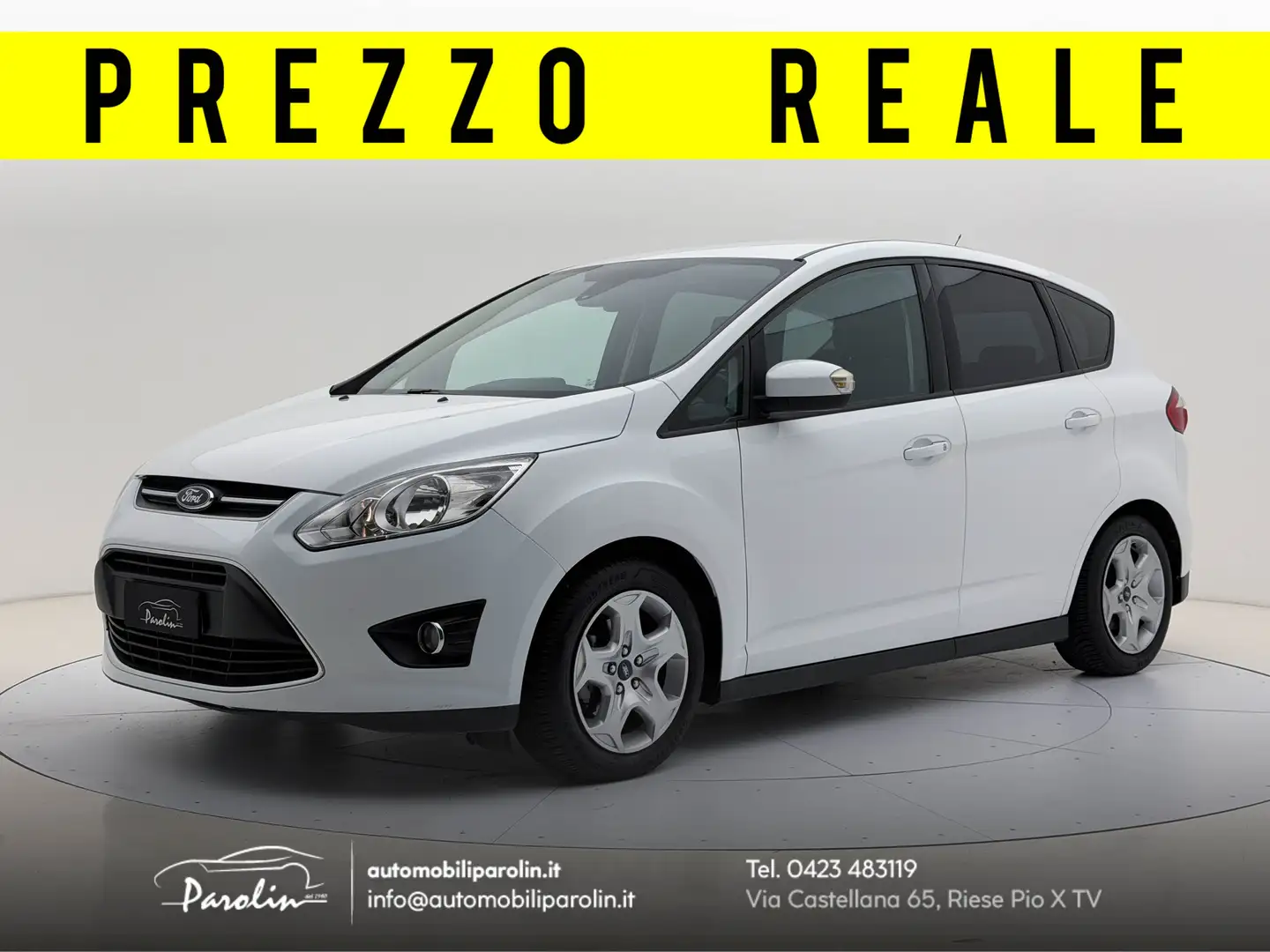 Ford C-Max 1.6 tdci Plus 95cv Cinghia/Tagliando/Bollo OK Bianco - 1