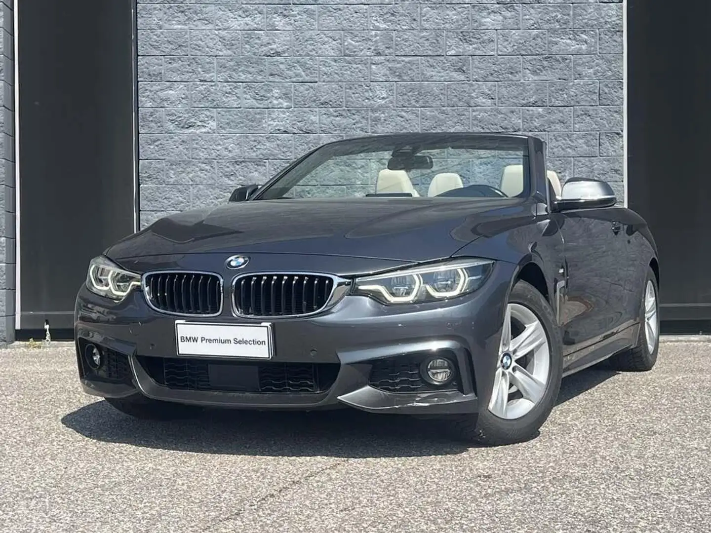 BMW 420 Serie 4 420d Cabrio Grijs - 1