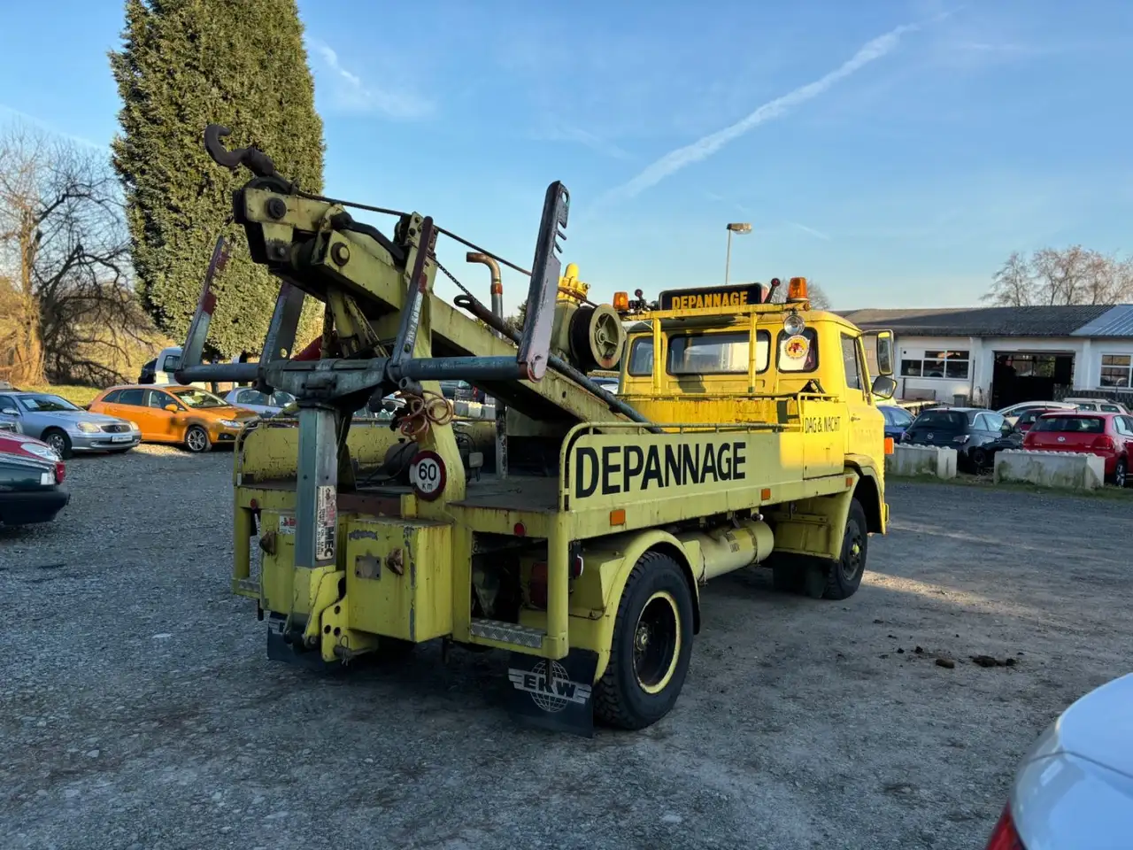 Ford D-500-HA Abschleppwagen im Originalzustand-Fährt, foto 6