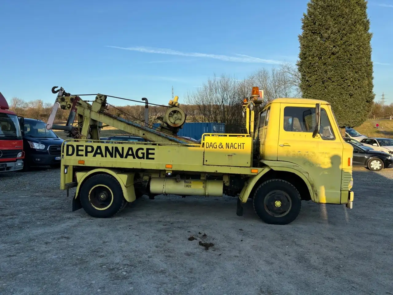 Ford D-500-HA Abschleppwagen im Originalzustand-Fährt, foto 7