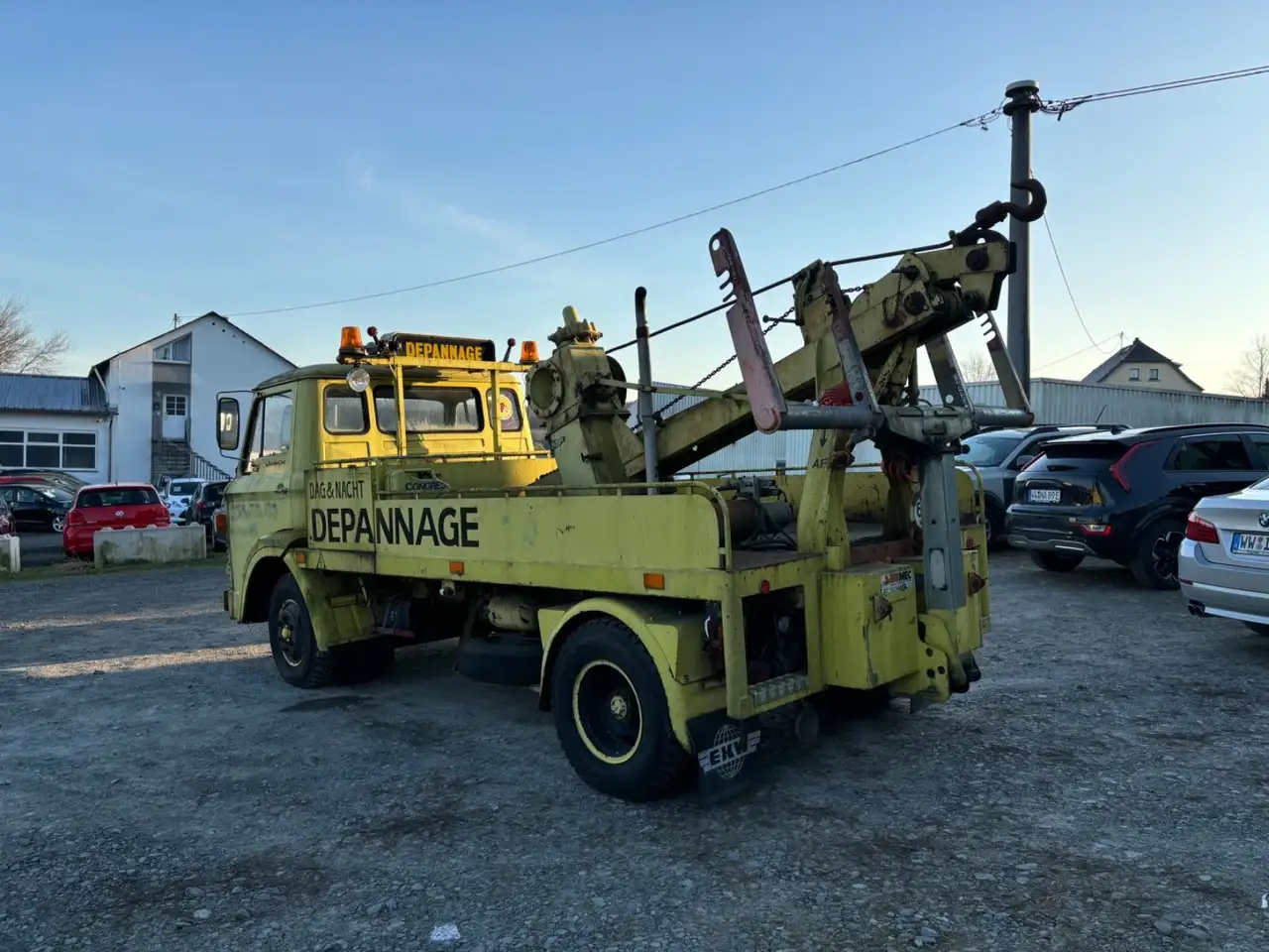 Ford D-500-HA Abschleppwagen im Originalzustand-Fährt, foto 4