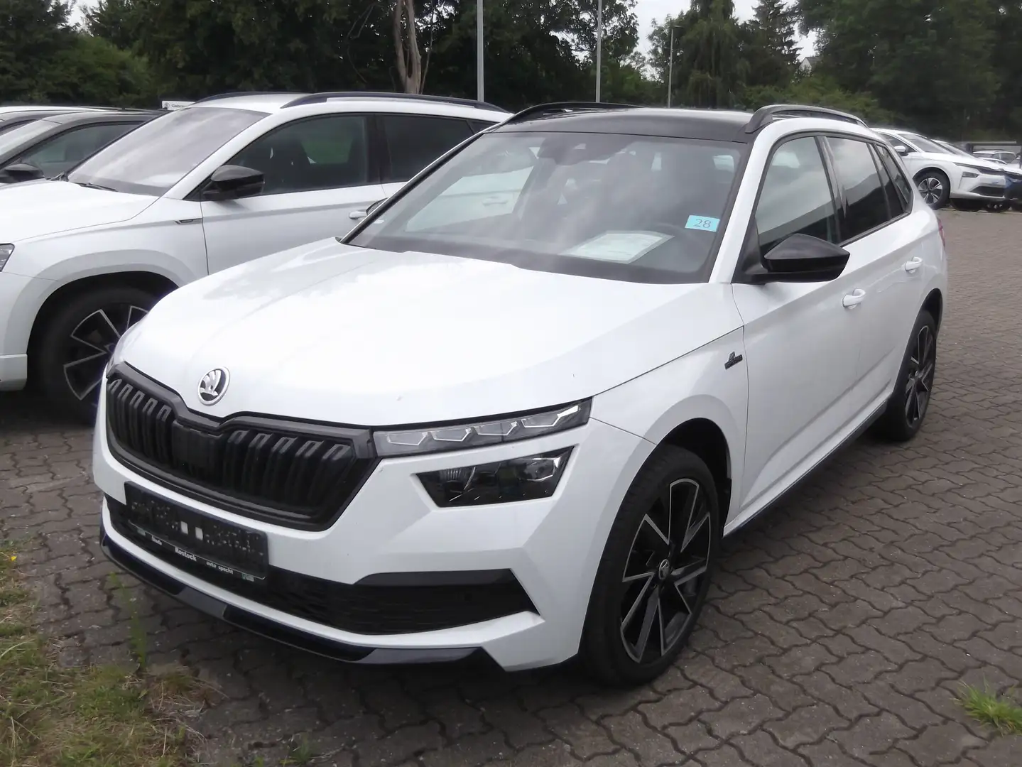 Skoda Kamiq Monte Carlo 1,0 TSI DSG Rückfahrkamera/PDC Weiß - 1