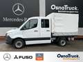 Mercedes-Benz Sprinter 215 CDI Doka Pritsche/Plane, Blanc - thumbnail 2