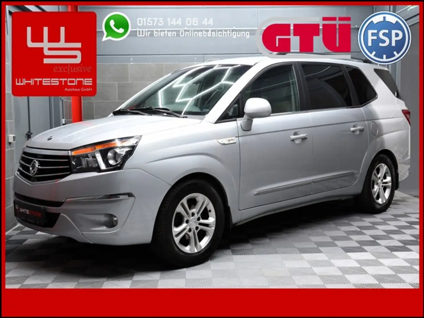 SsangYong Rodius Aut / 78 Tkm / 7 Sitze / Leder / AHK / Gri - 1