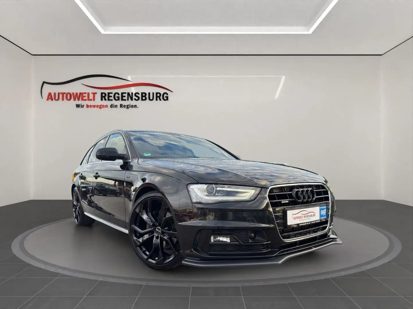 Audi A4 3.0TDI Quattro3xS-line SpurH Alcant MMI ACC Negro - 1
