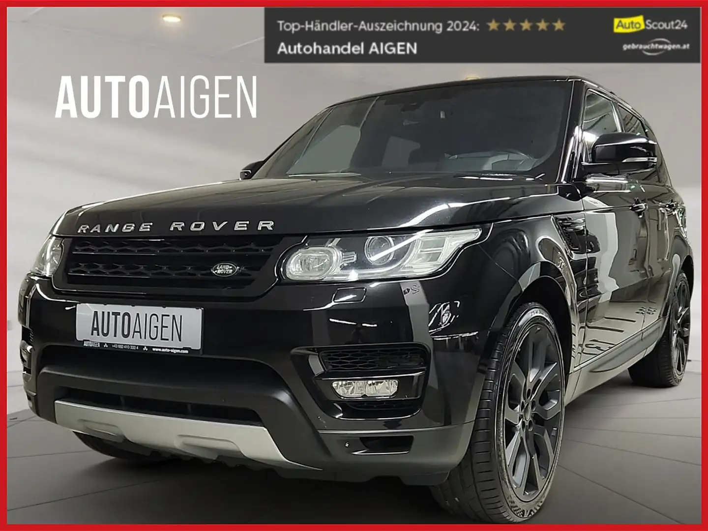 Land Rover Range Rover Sport 3,0 SDV6 * HSE * PANO * KAMERA * HEAD-UP * ab 369 Schwarz - 1