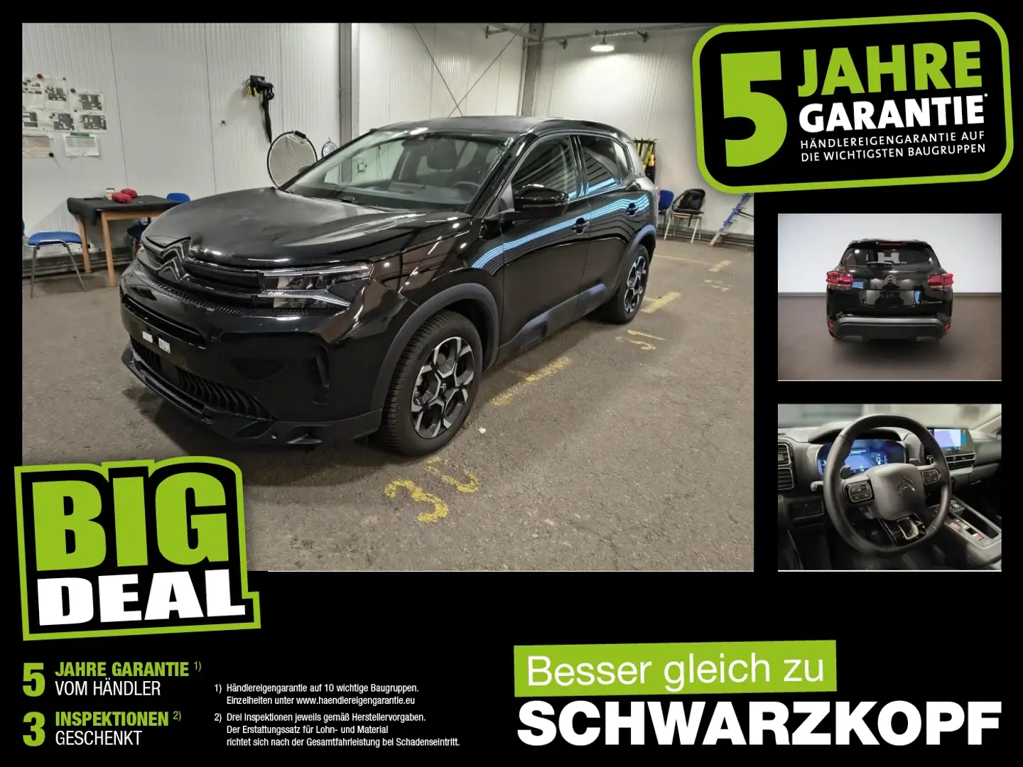 Citroen C5 Aircross 1.2 Fin. ab 2,99% Navi,Rückfahrkamera Schwarz - 1