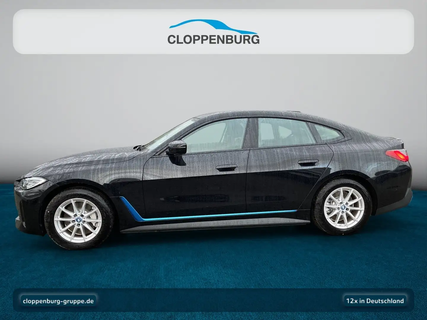 BMW i4 eDrive35 Gran Coupé Navi+SHZ+HiFi+Spurass.+BT Schwarz - 2