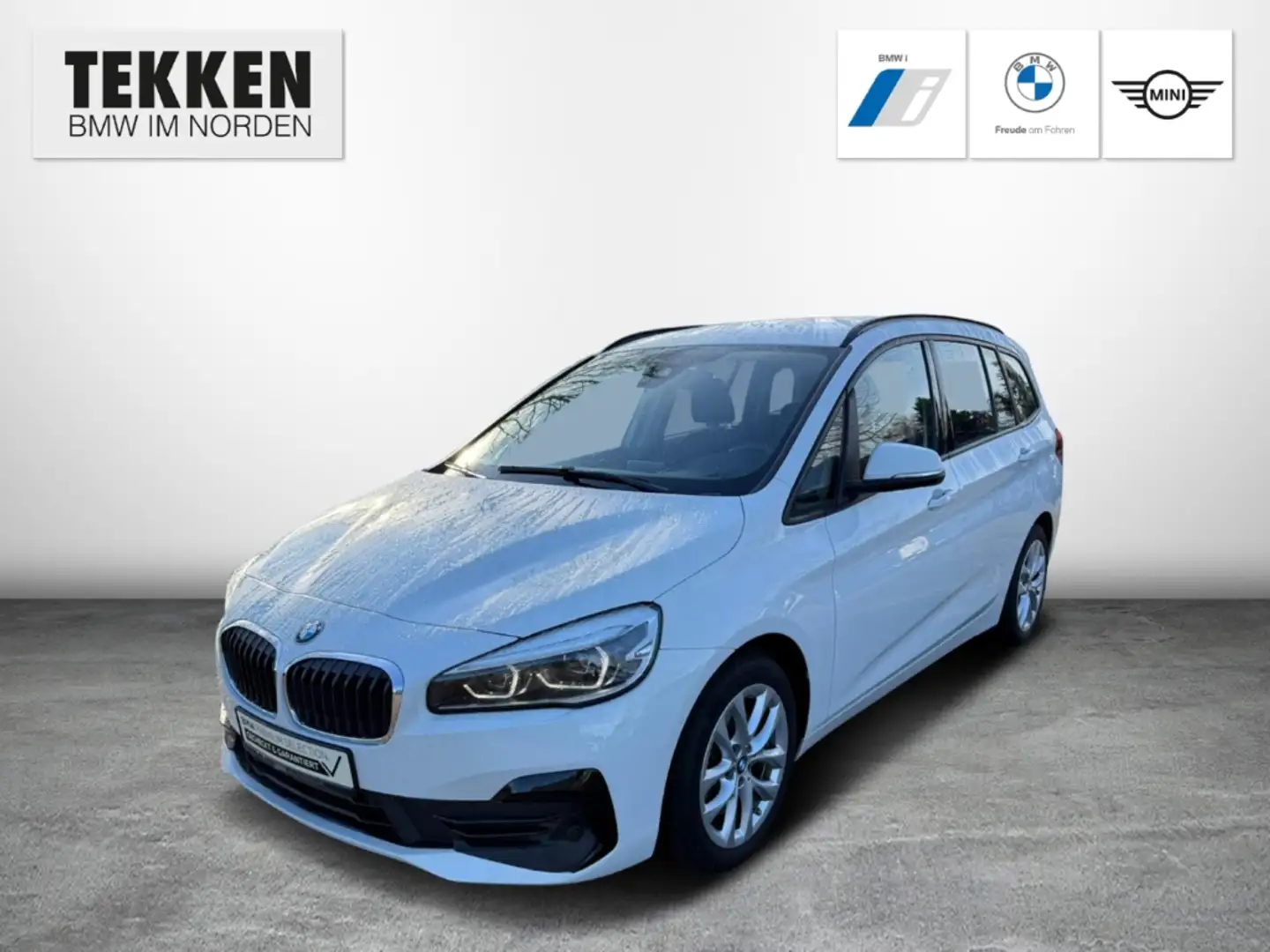 BMW 218 d Modell Advantage Aut. AHK Sportsitz Blanc - 1