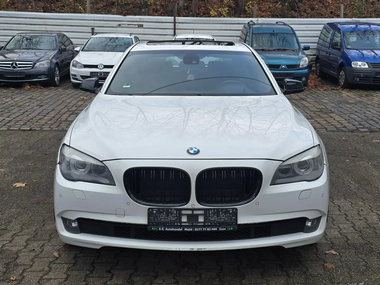 BMW 740 740d,Euro 5,Vollausschtattung. Blanc - 2