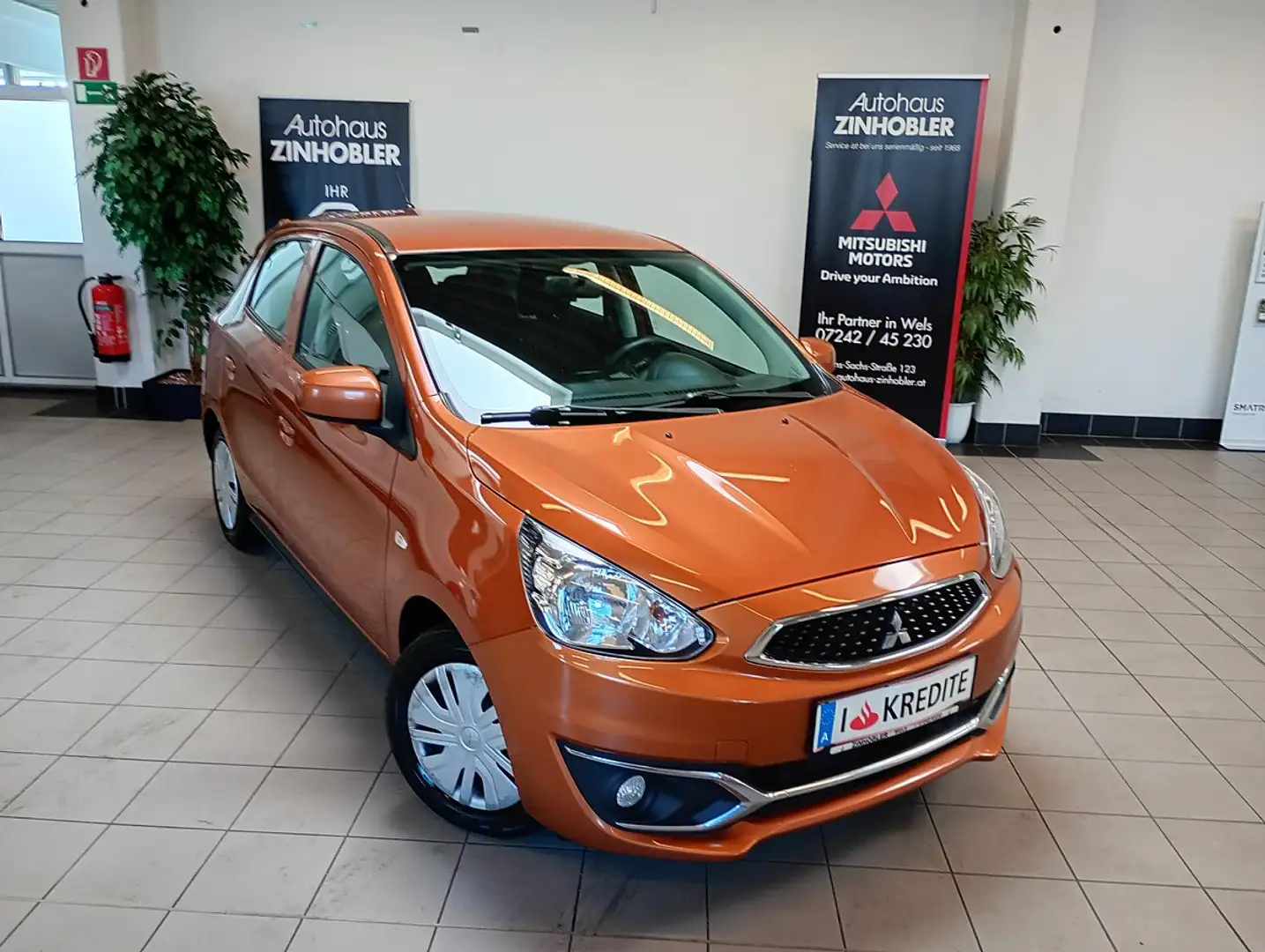 Mitsubishi Space Star 1,0 MIVEC Inform AS&G Orange - 2