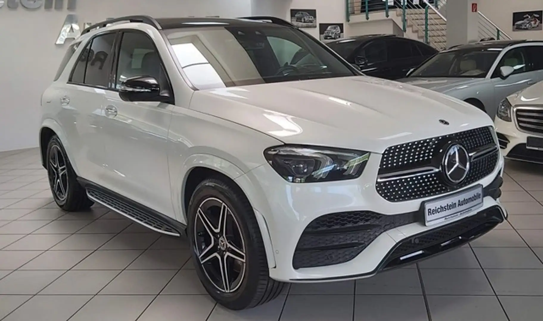 Mercedes-Benz GLE 400 d 4M AMG 7 SITZE NIGHT AIRM NETTO 52.500 Blanc - 2