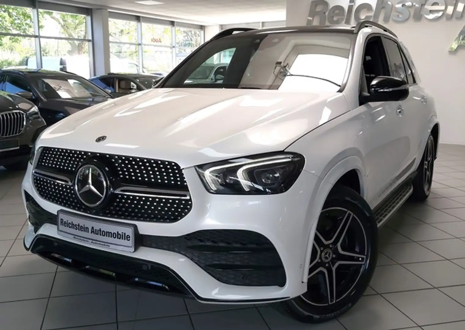 Mercedes-Benz GLE 400 d 4M AMG 7 SITZE NIGHT AIRM NETTO 52.500 Blanc - 1