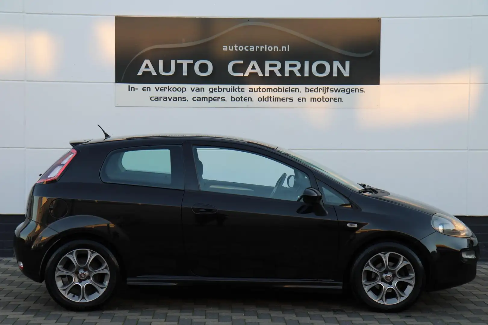 Fiat Punto Evo 1.4 Dynamic Climate control Bluetooth !! Zwart - 2