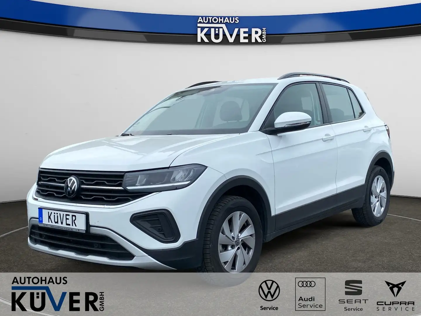 Volkswagen T-Cross Life 1,0 TSI ACC+Shzg.+LED+Einparkh.+16´´ Weiß - 1