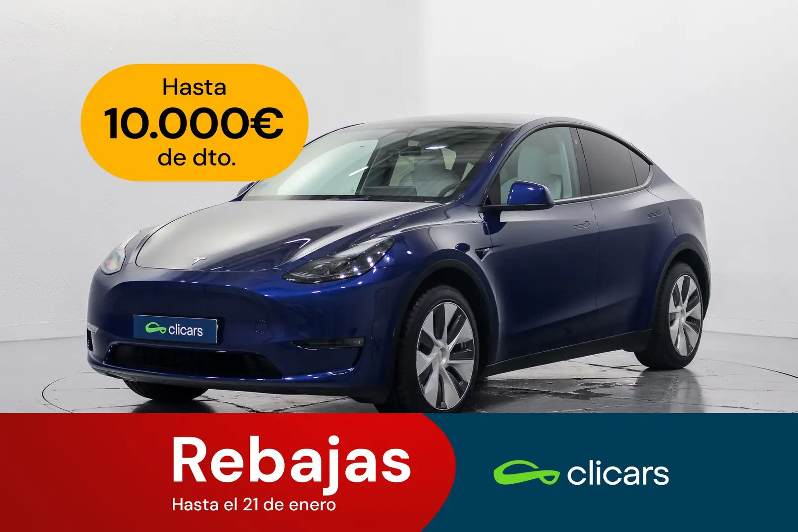 Tesla Model Y Gran Autonomia AWD Bleu - 1
