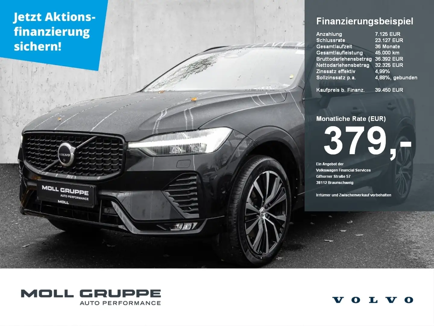 Volvo XC60 B4 2WD Plus Dark 2WD SHZ ACC KAM Schwarz - 1