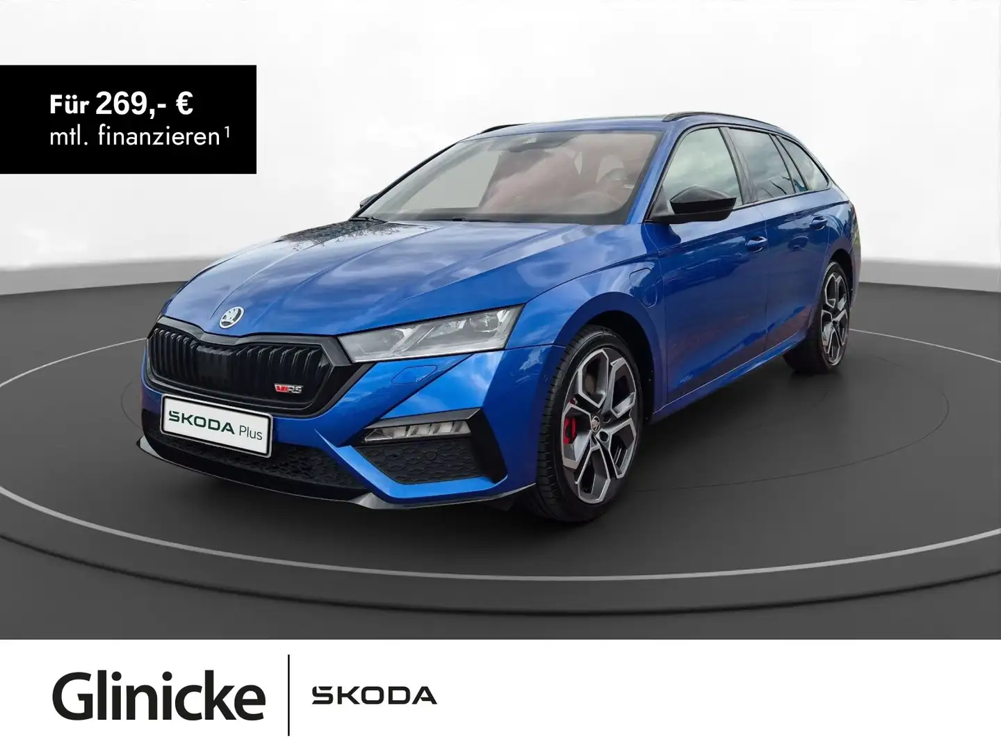 Skoda Octavia Combi 1.4 eTSI RS Navi Pano Klima SiHz Blau - 1