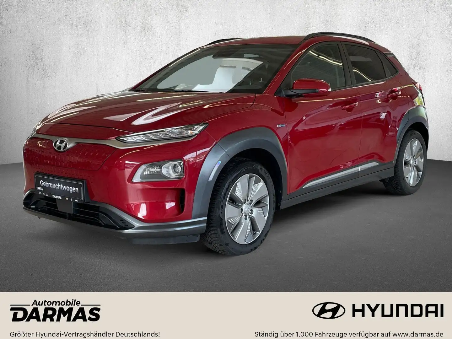 Hyundai KONA KONA Elektro 39 kWh Style Klimaaaut. Teilleder Rot - 1