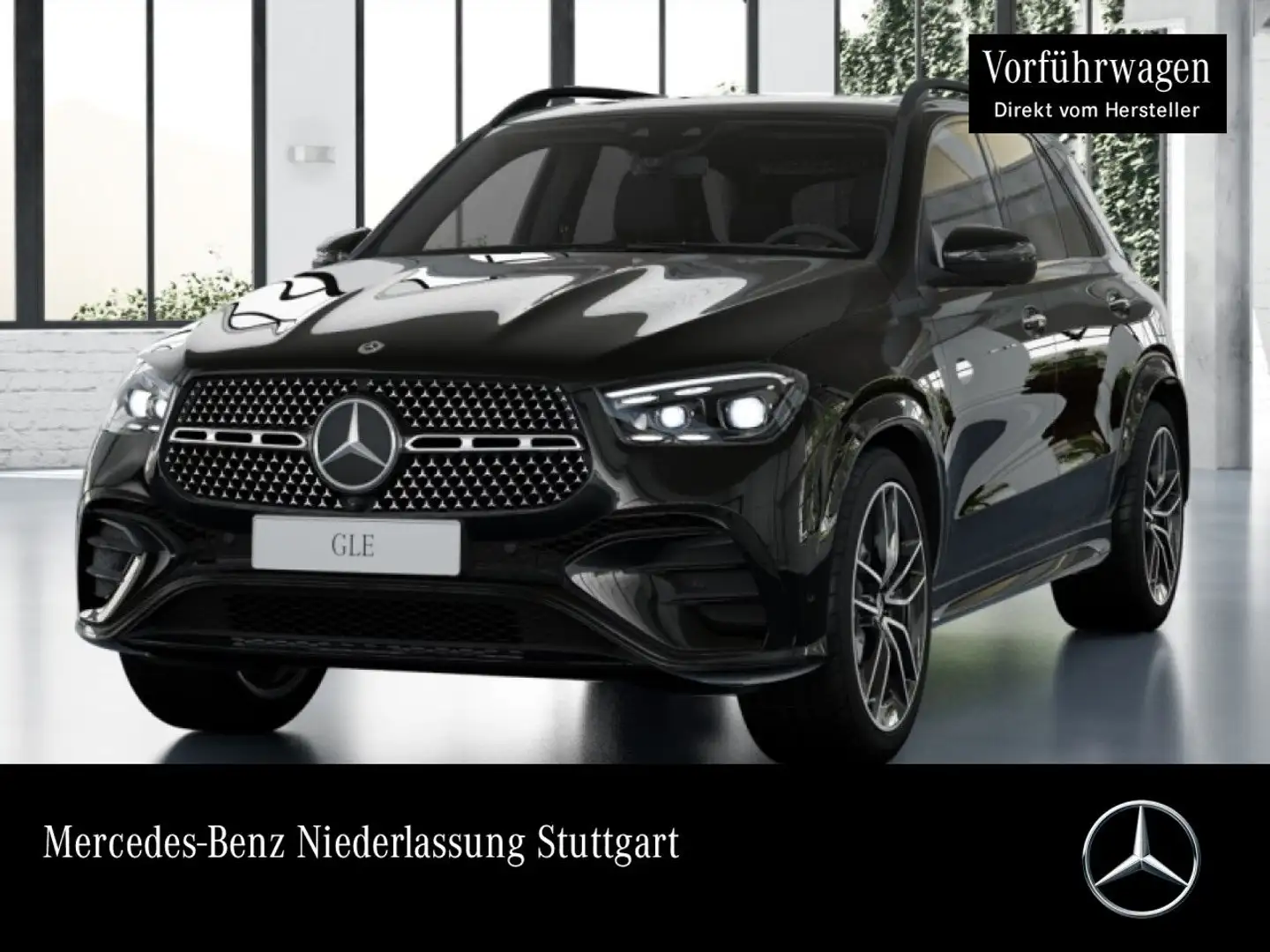 Mercedes-Benz GLE 350 de 4M AMG+NIGHT+PANO+360+AHK+MULTIBEAM+22" Černá - 1