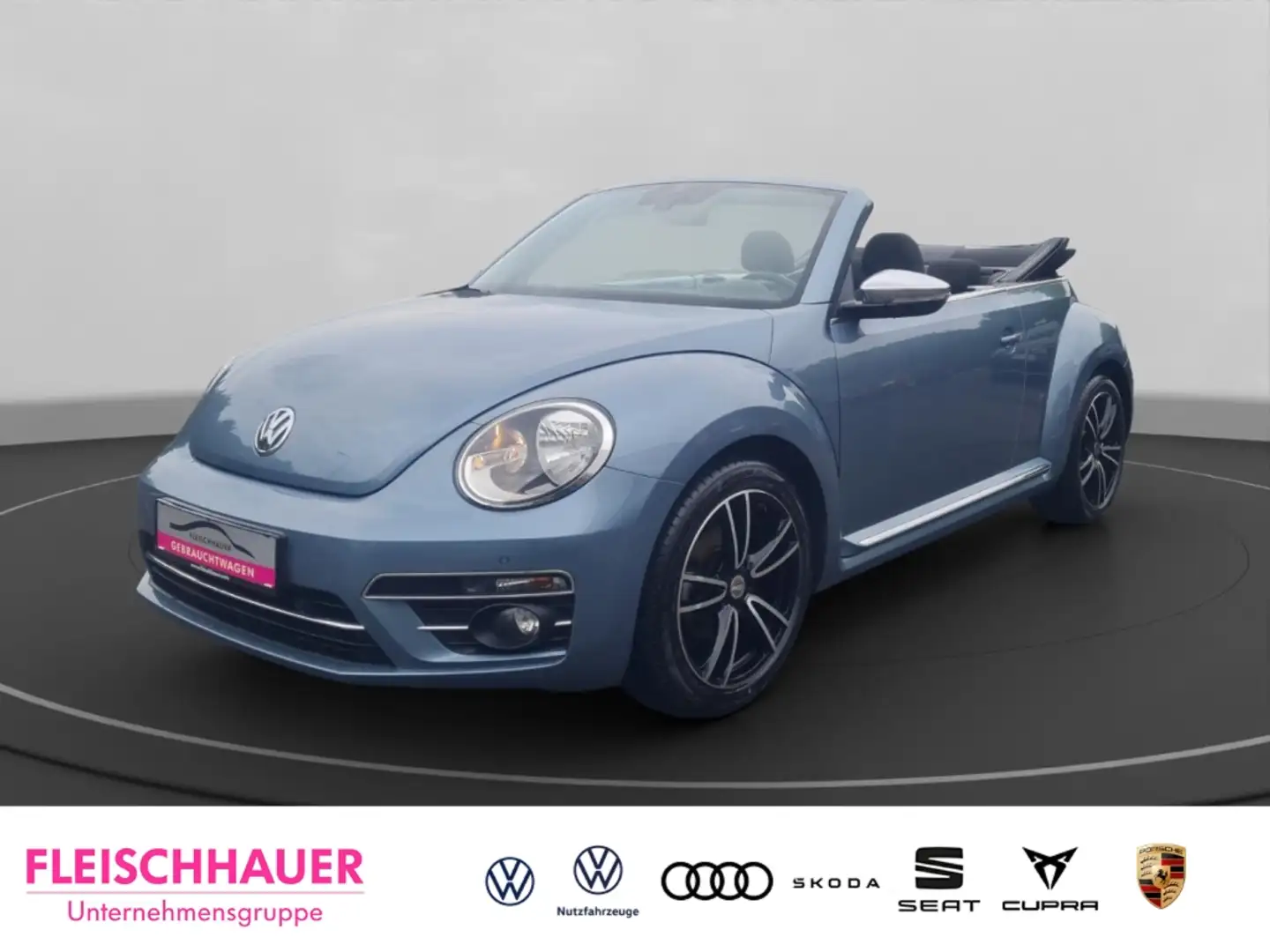 Volkswagen Beetle 1.2TSI Cabriolet PDC+Klimaau.+SitzHz+Tempomat Blu/Azzurro - 1