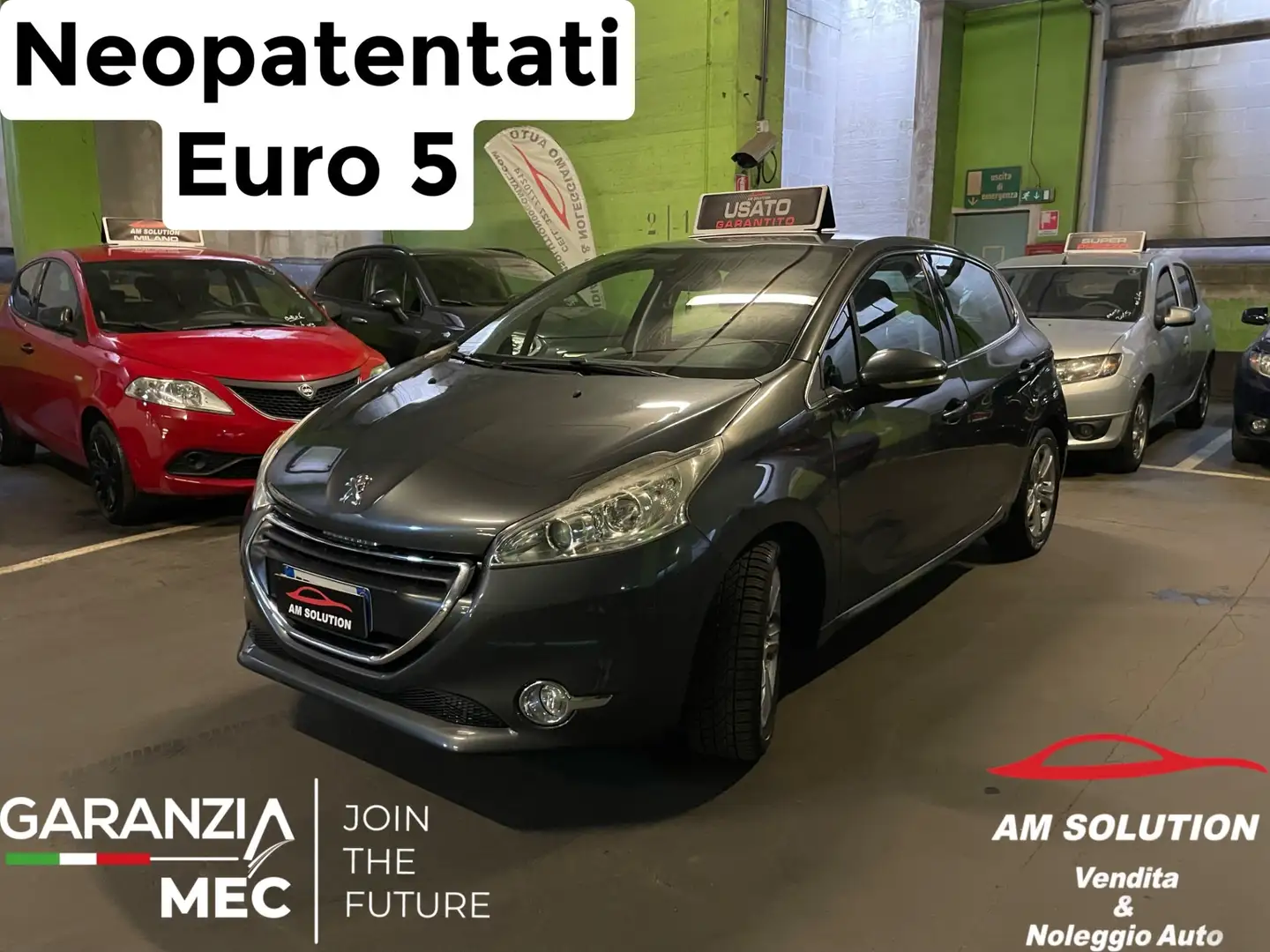 Peugeot 208 1.2 Neopatentati Euro 5 Grigio - 1