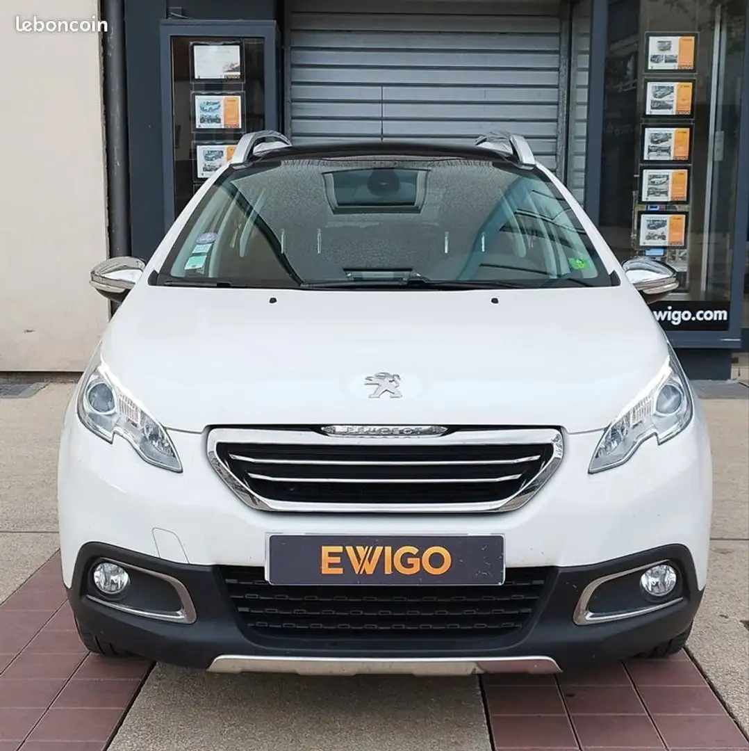 Peugeot 2008 1.2 110ch allure s-s toit panoramique gps radar entretien courroie neuve Wit - 2