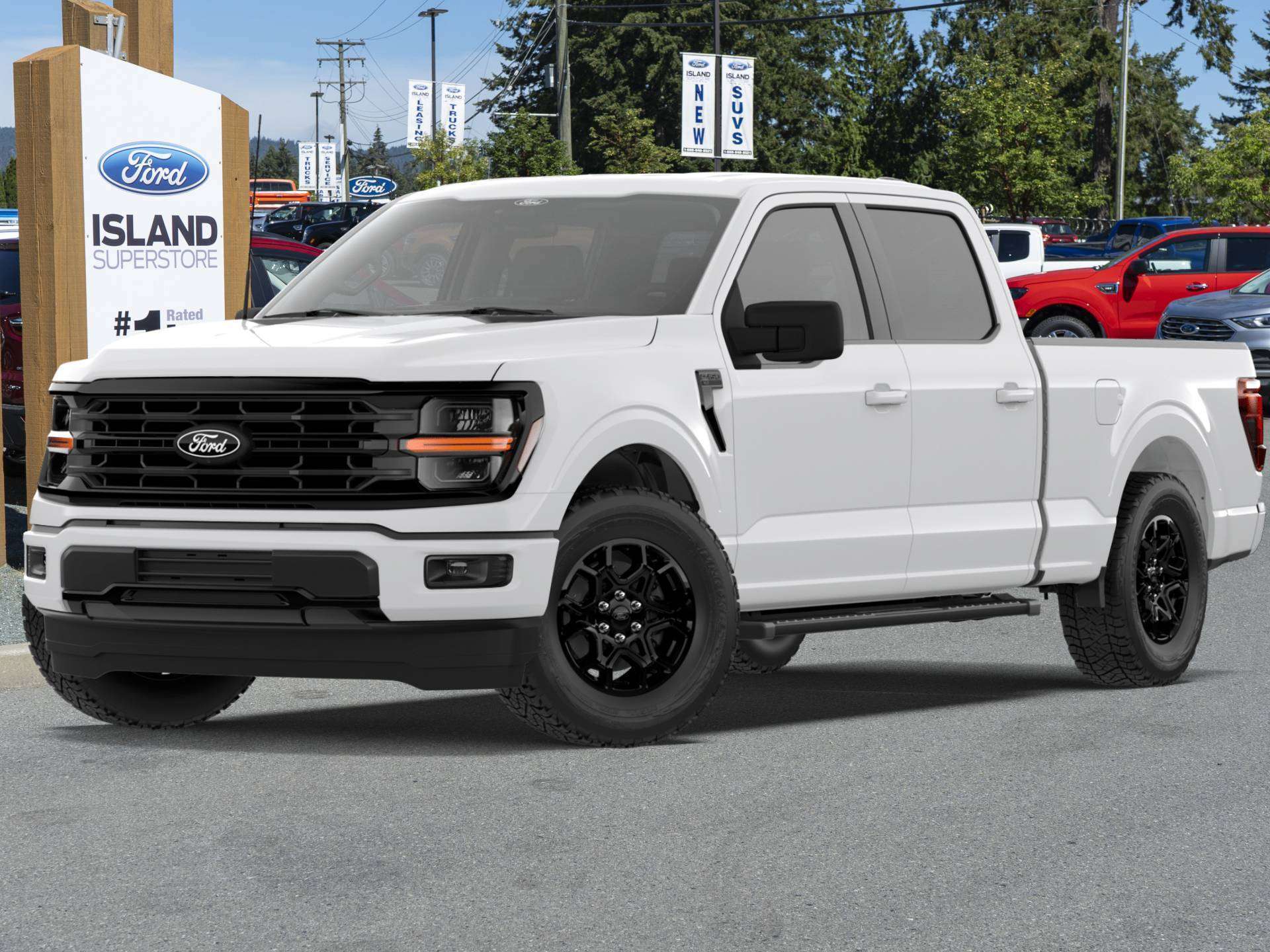 White 2026 Ford F-150 Pickup Truck Four-Wheel Drive Automatic
