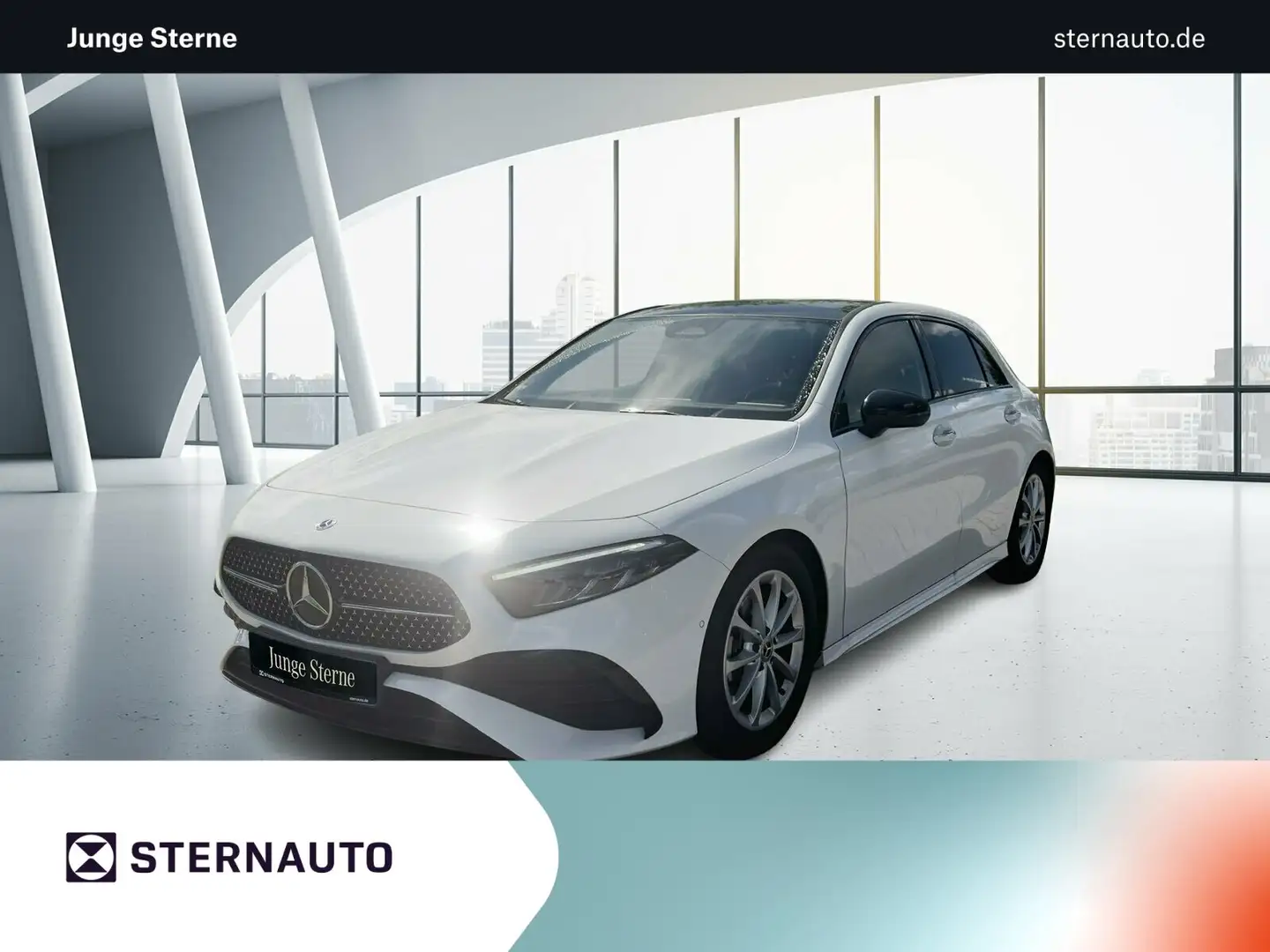 Mercedes-Benz A 200 A 200 AMG Pano KeylessGo Night Kamera DAB AMG Line Weiß - 1