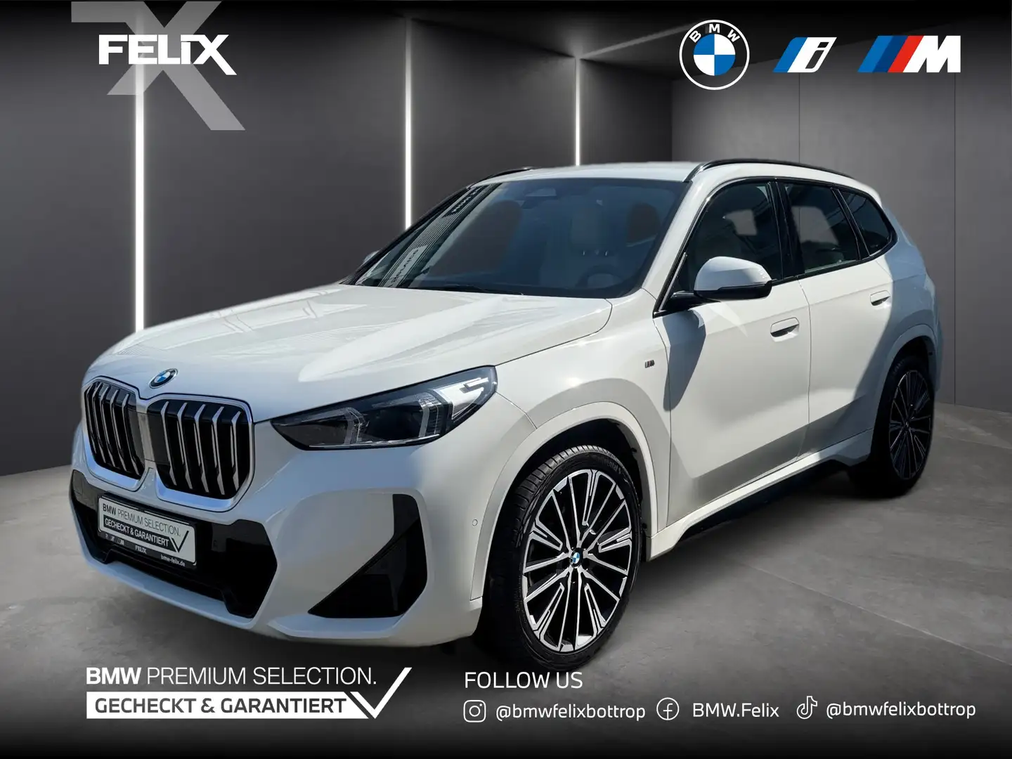 BMW X1 sDrive18i M SPORTPAKET+20"ALU+ANH.KUPPLUNG Blanc - 1