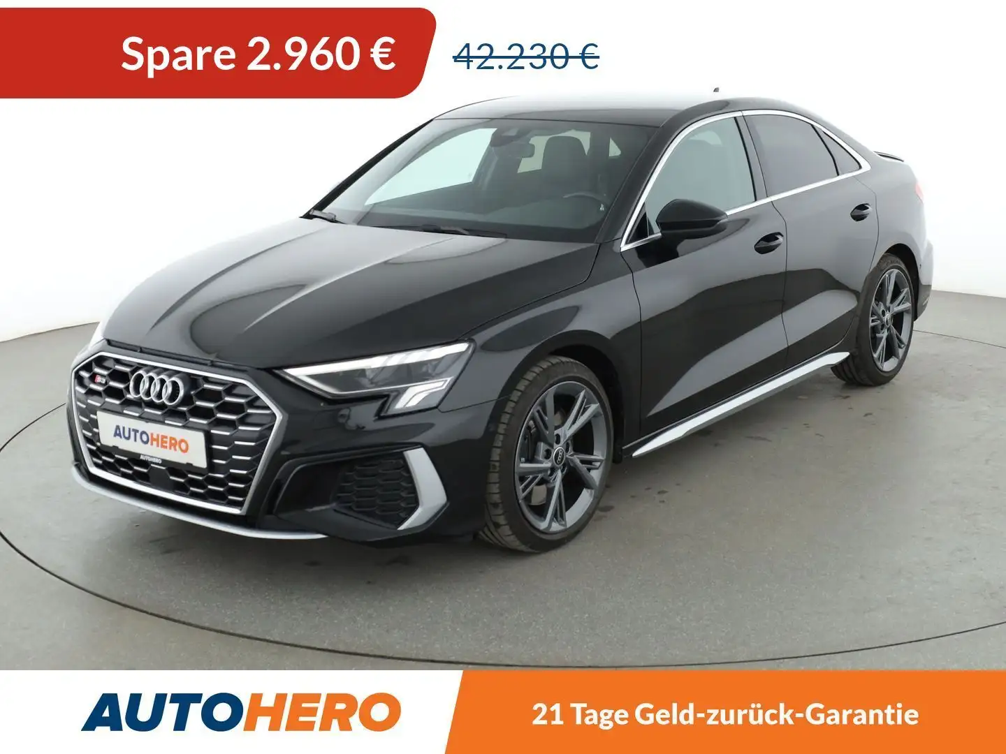 Audi S3 2.0 TFSI quattro Aut.*NAVI*LED*PDC*ACC*SHZ* Schwarz - 1