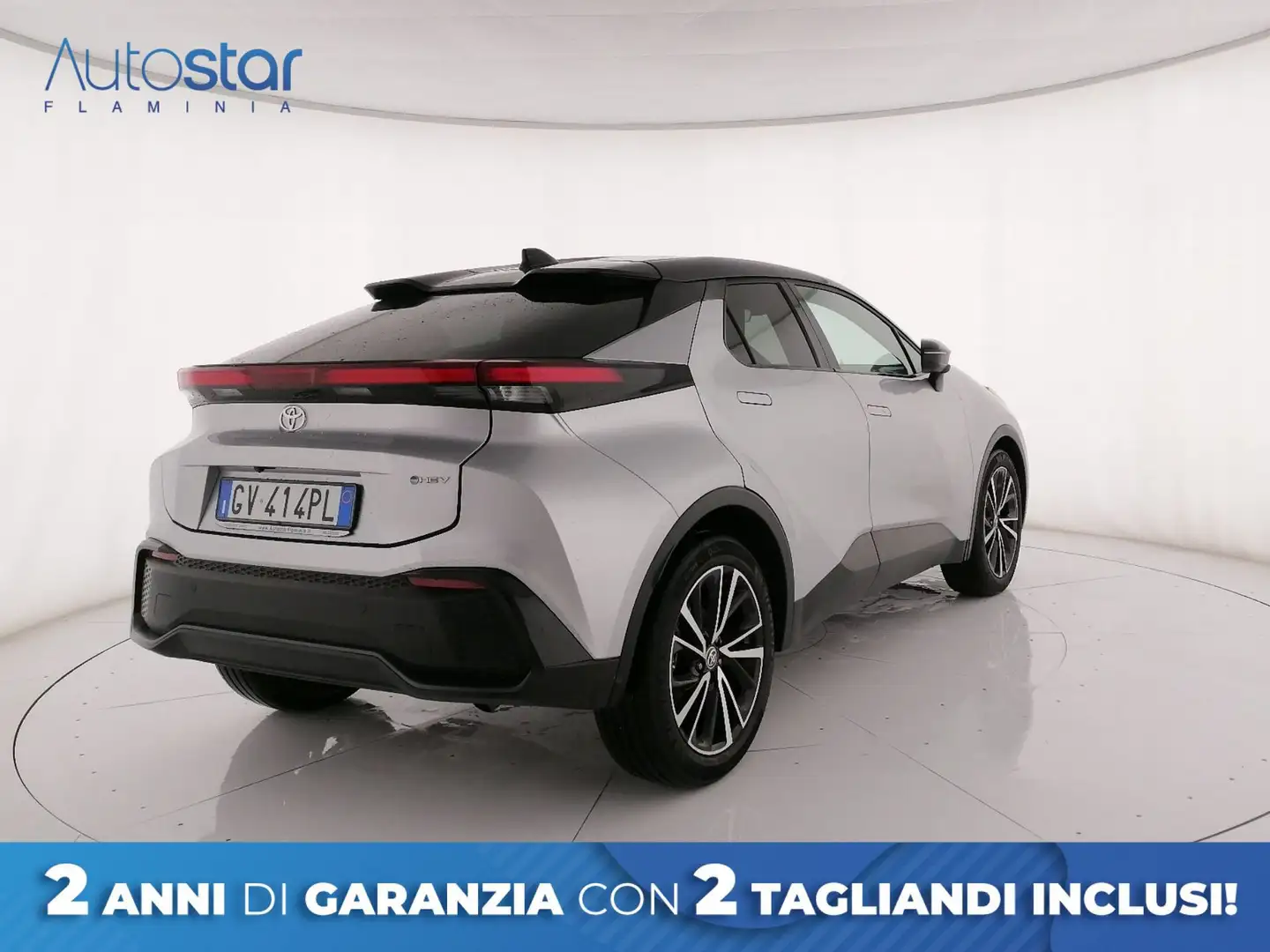 Toyota C-HR 1.8 hev Lounge fwd e-cvt Argento - 2