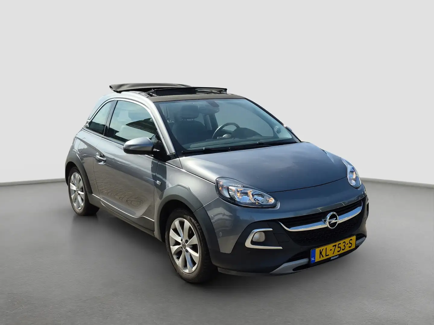 Opel Adam 1.0 Turbo Rocks | Cabrio dak | Apple Carplay/Andro Grijs - 2