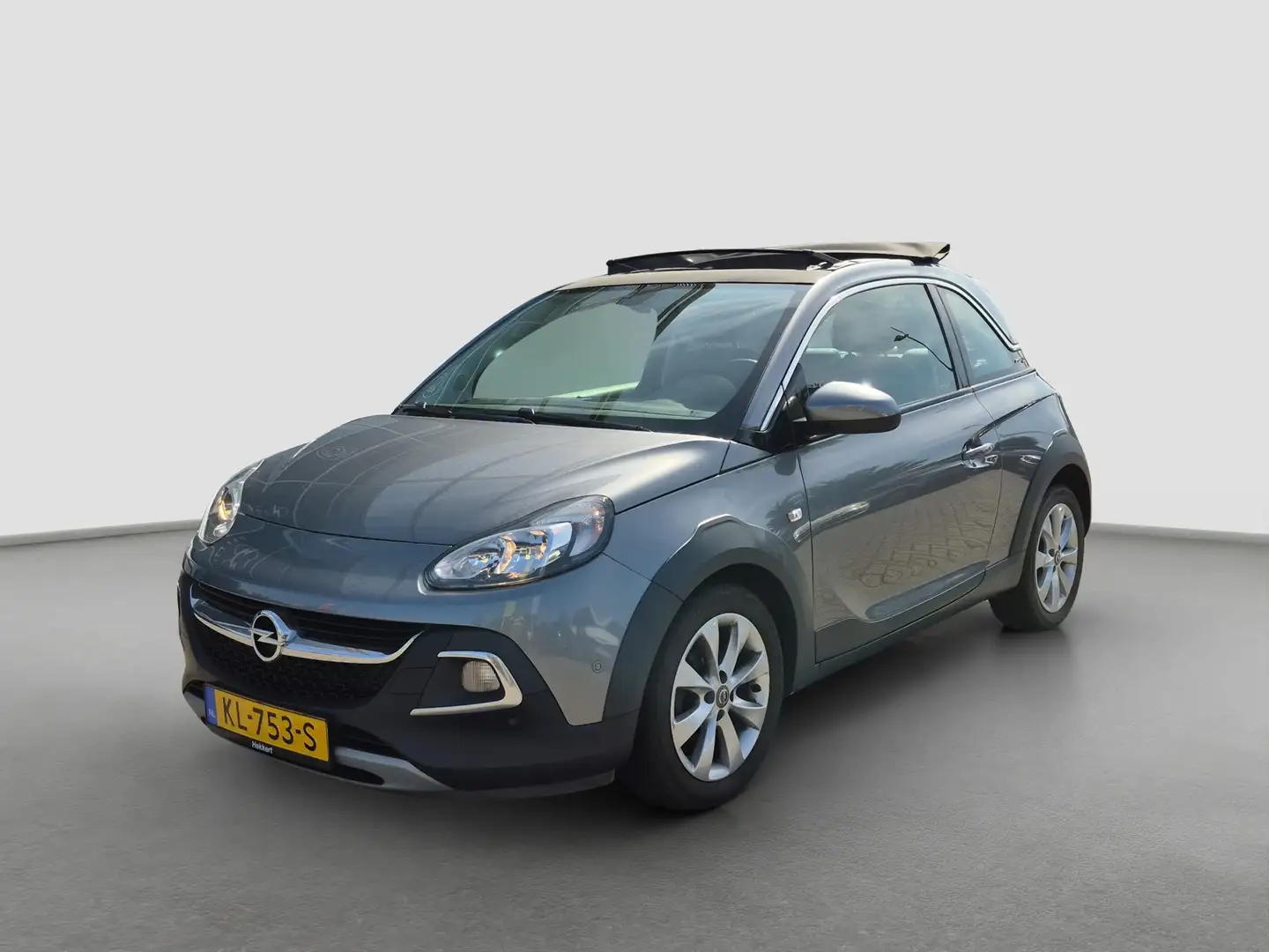 Opel Adam 1.0 Turbo Rocks | Cabrio dak | Apple Carplay/Andro Grijs - 1