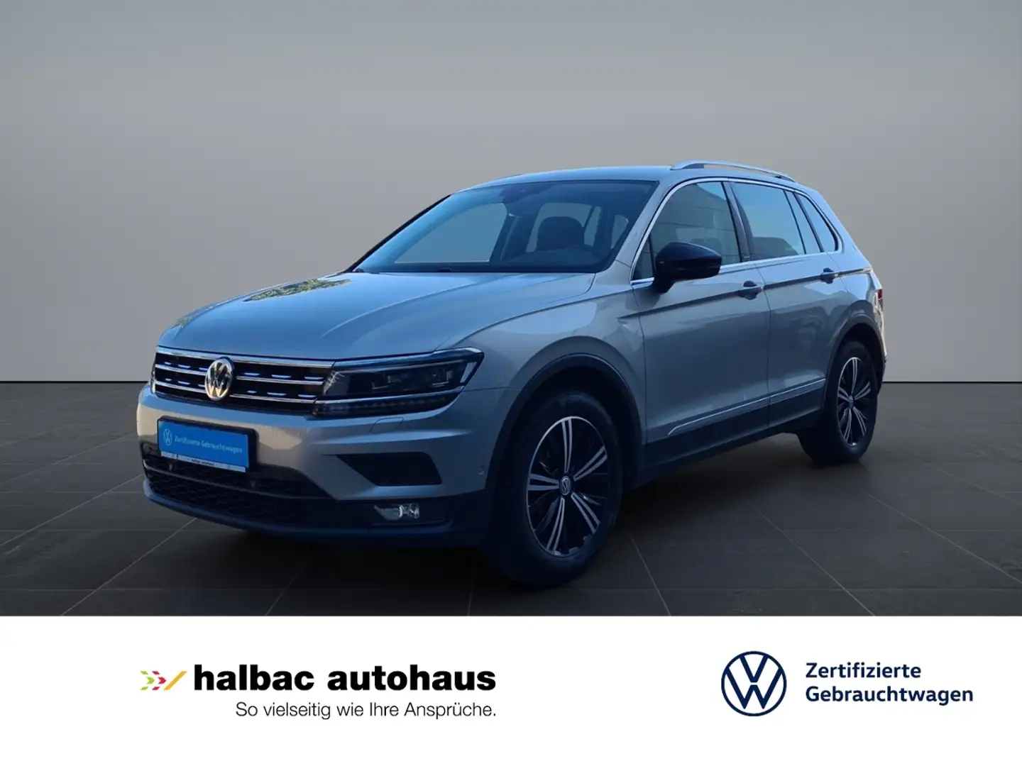 Volkswagen Tiguan 2.0 TDI DSG IQ.Drive+AHK+NAVI+LED+PDC+SHZ+ACC+ Zilver - 1